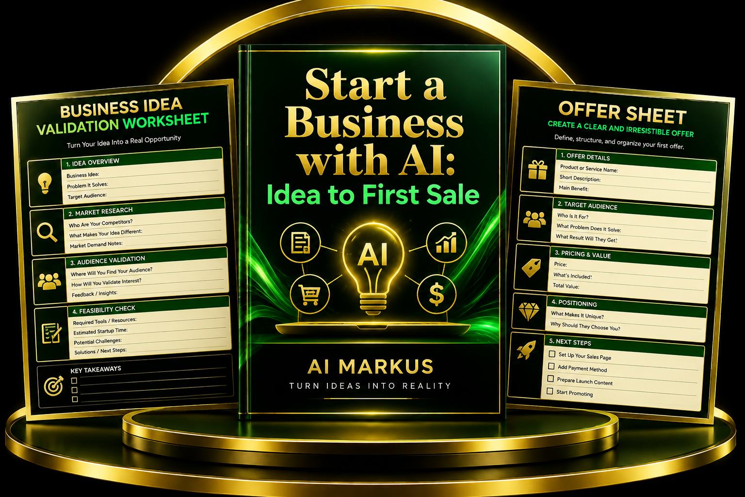 Start a Business with AI: Idea to First Sale