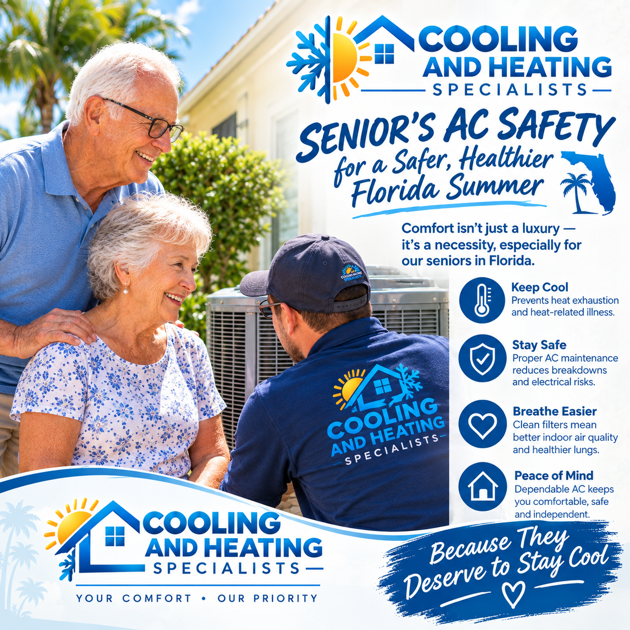 AC Safety Tips for Seniors During Florida Summers