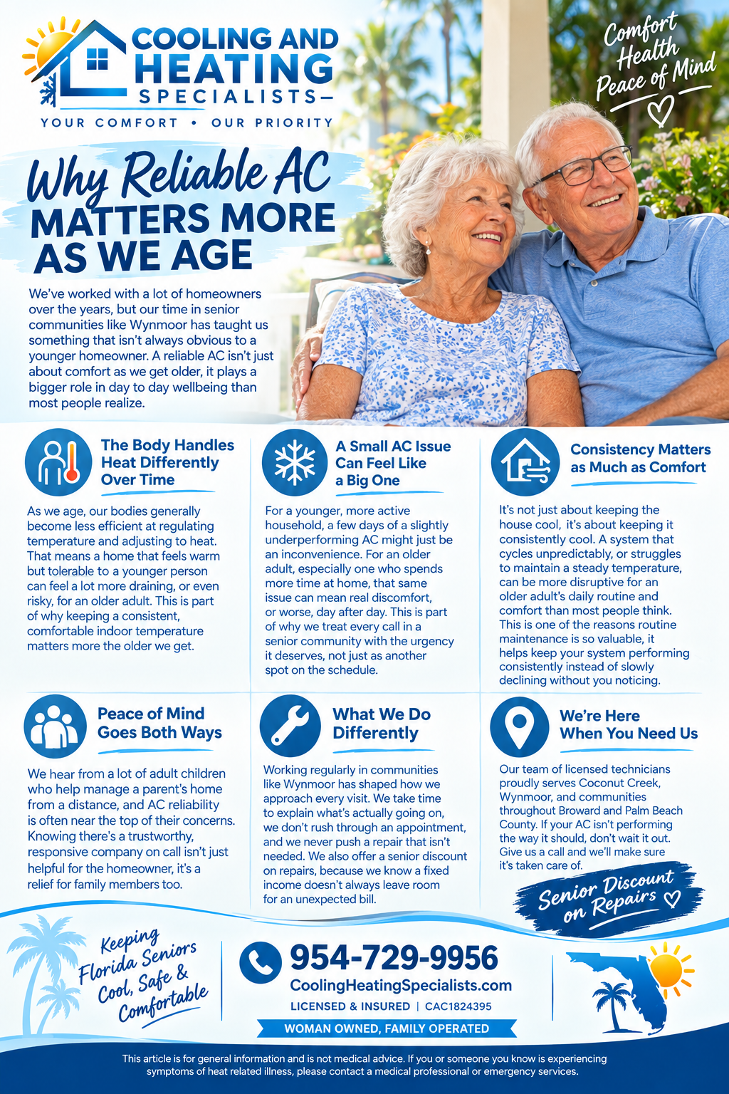Why Reliable AC Matters More as We Age