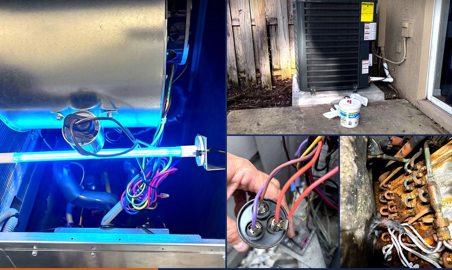 Cooling and Heating work , Uv light, bad AC