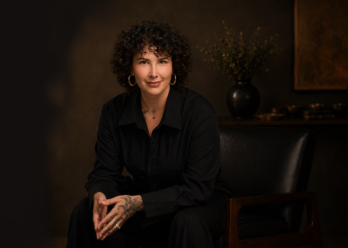 Portrait of Talya James, holistic wellness coach and hypnotherapist offering personalized guidance for personal growth, healing, and lasting transformation.