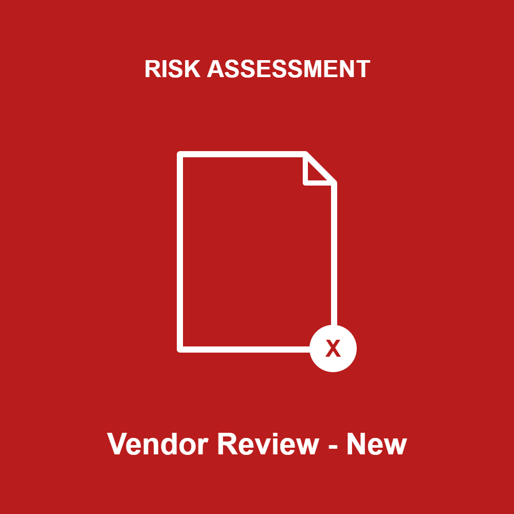 New Vendor Review Worksheet Template