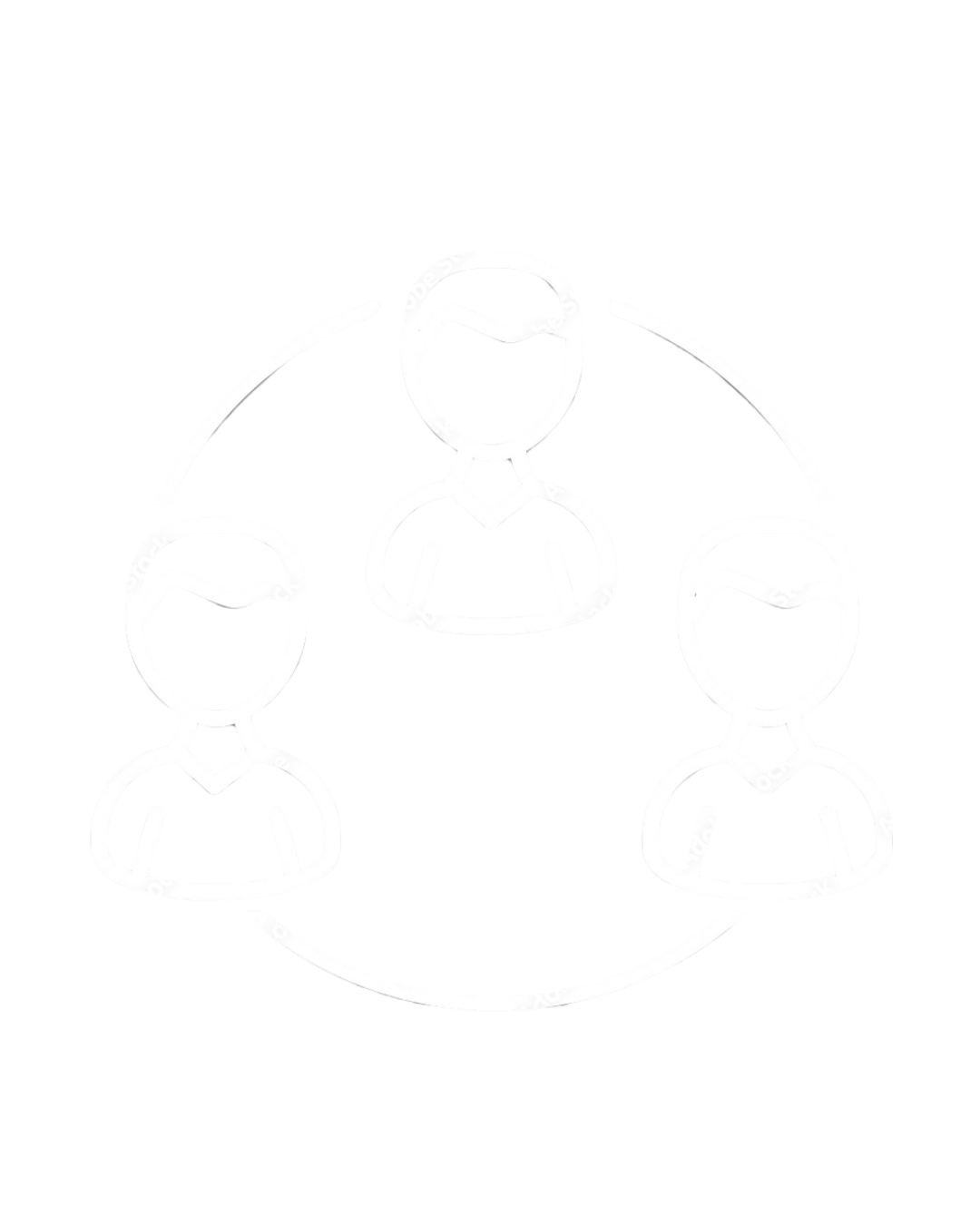 Collaborative event production icon representing teamwork, cross-functional collaboration, and coordinated event planning for successful project delivery.