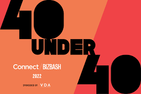 Connect x BizBash 40 Under 40 2022 award recognizing excellence and leadership in the events industry.