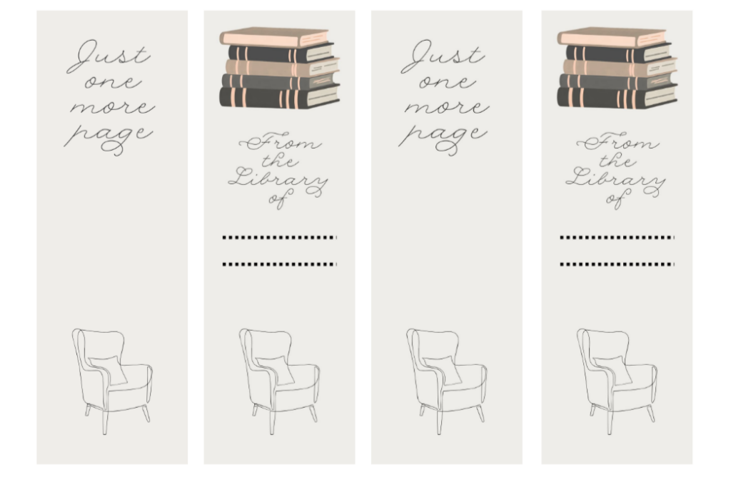 Printable Bookmarks