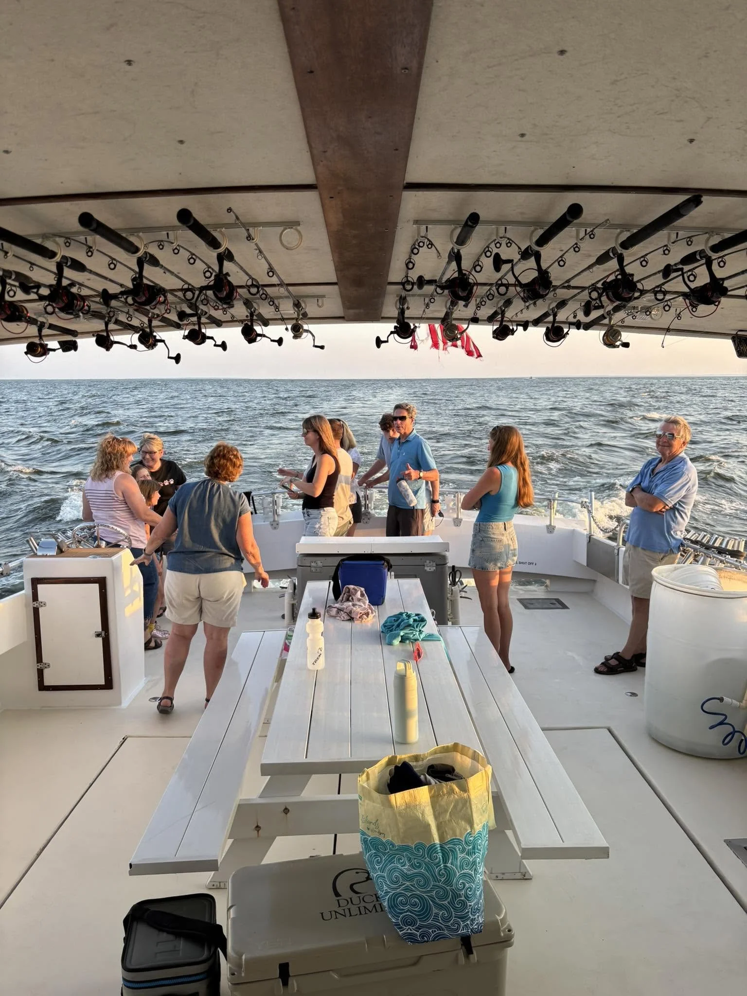 Enjoying a cruise onan Elligail Charters excursion