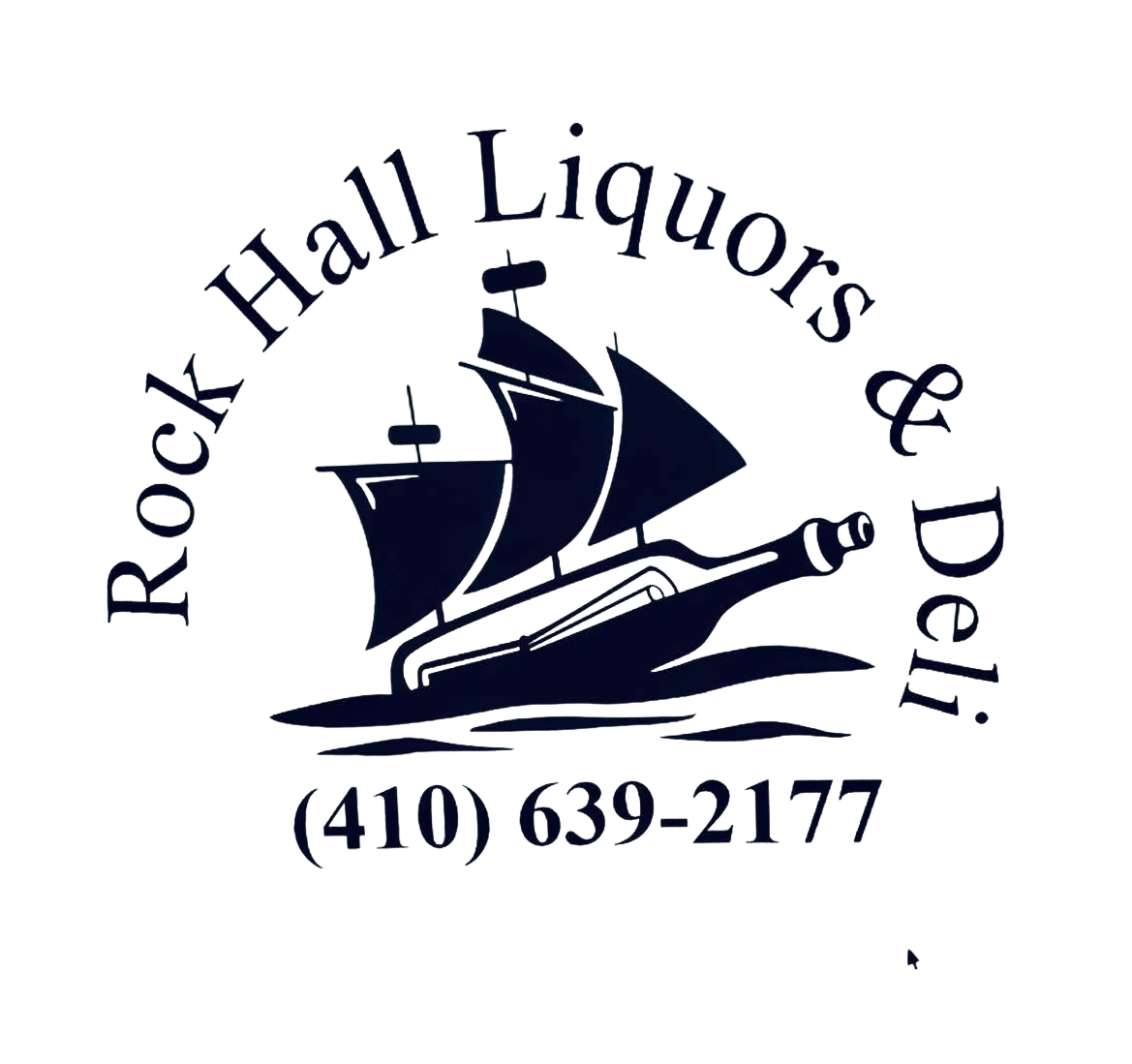 Logo for Rock Hall Liquors & Deli