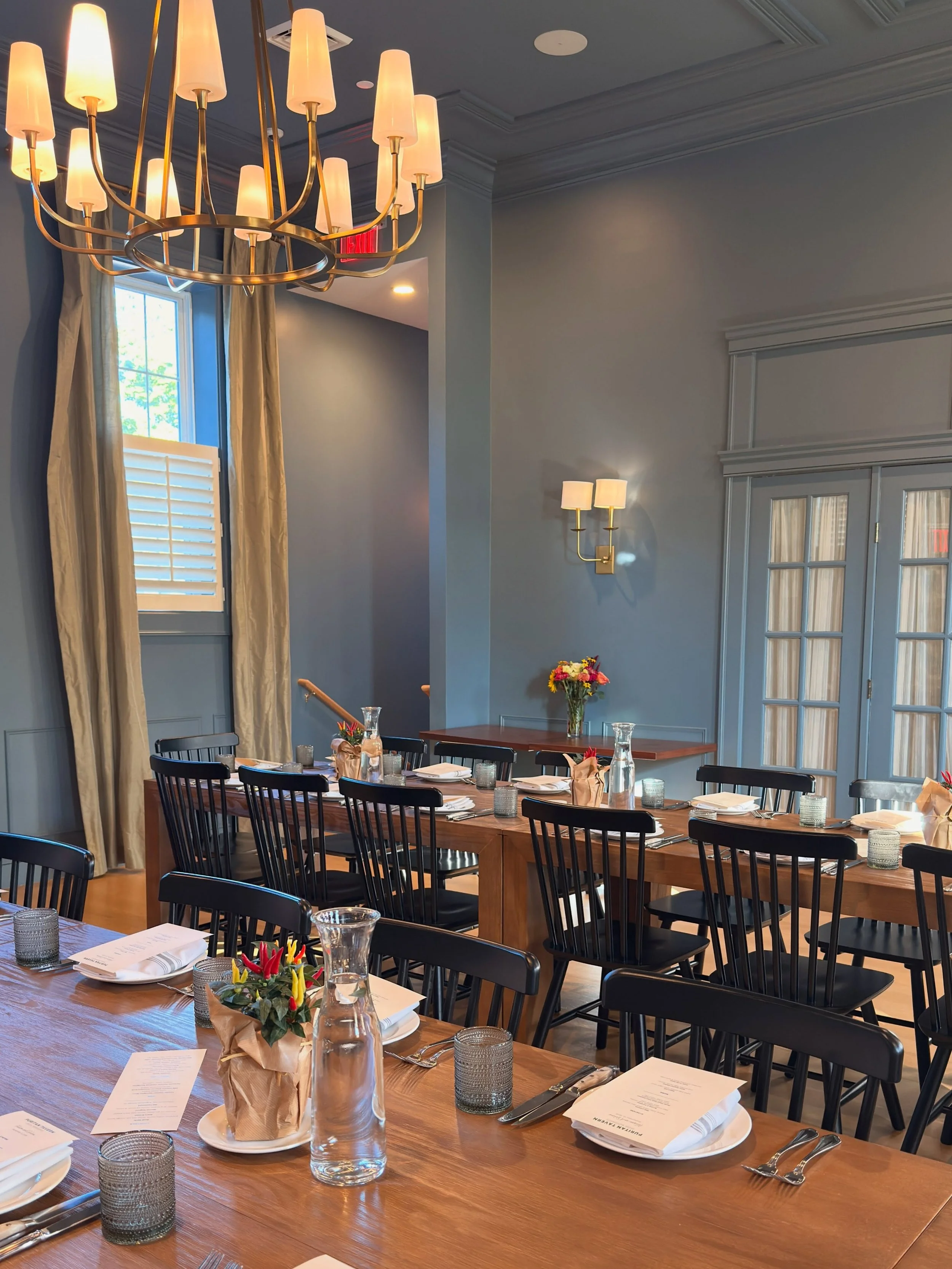 Last night was our final friends and family service before we open next week! We also hosted a rehearsal dinner in our private dining room.

 We're so excited to bring this space to life - please book a reservation online (or head to our website to i