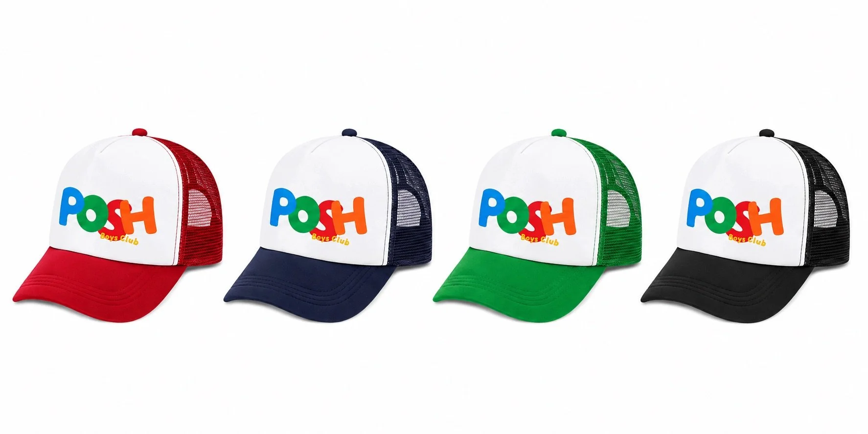 Posh Boys Club Men Trucker Hats