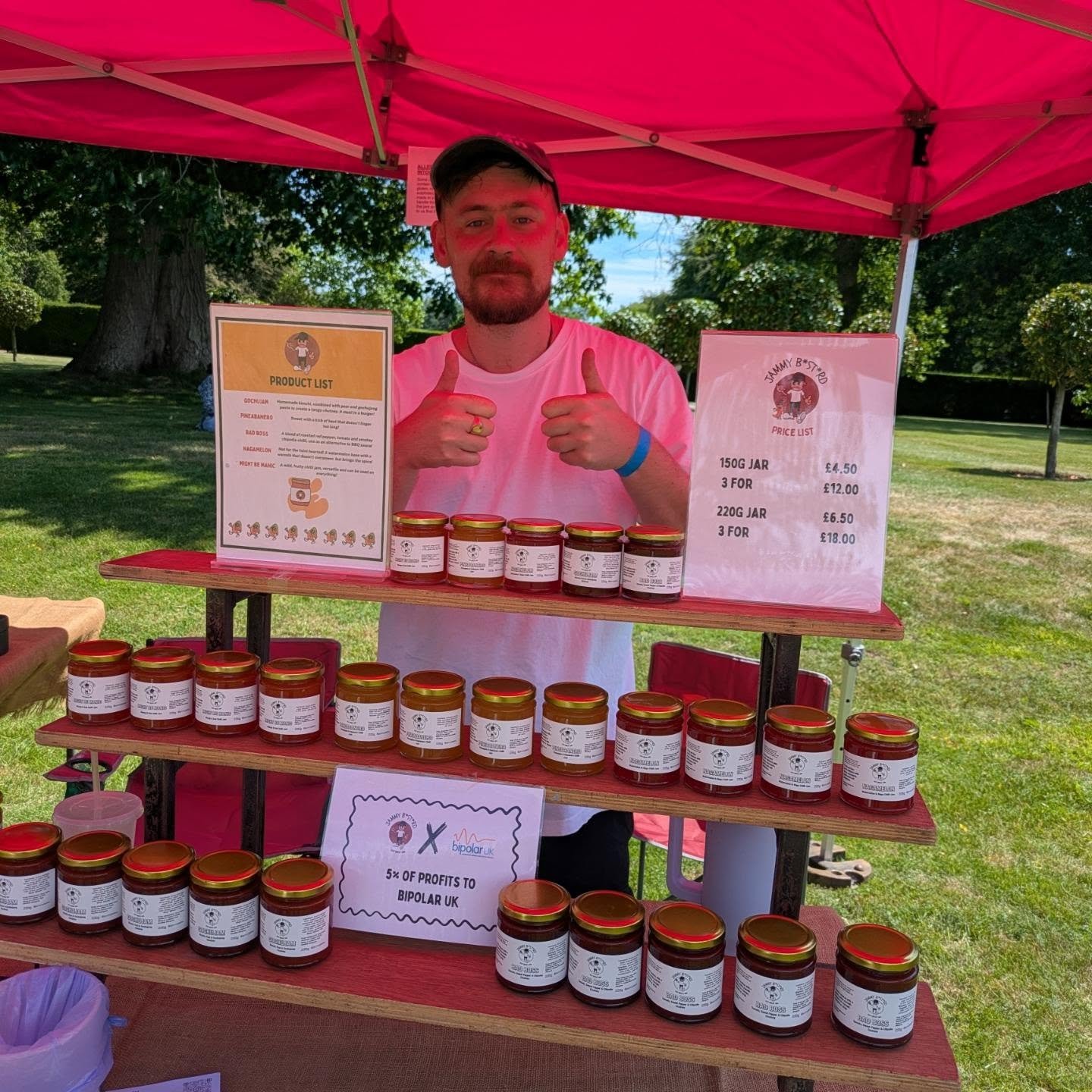 What a cracking day yesterday turned out to be @kingstonbagpuizehouse 👏🏻 we were kept busy for the full 3 hours and got pretty close to selling out of 3/5 jams 🤯
Thank you to everyone who came along to see us, ask questions and buy some jam, Callu