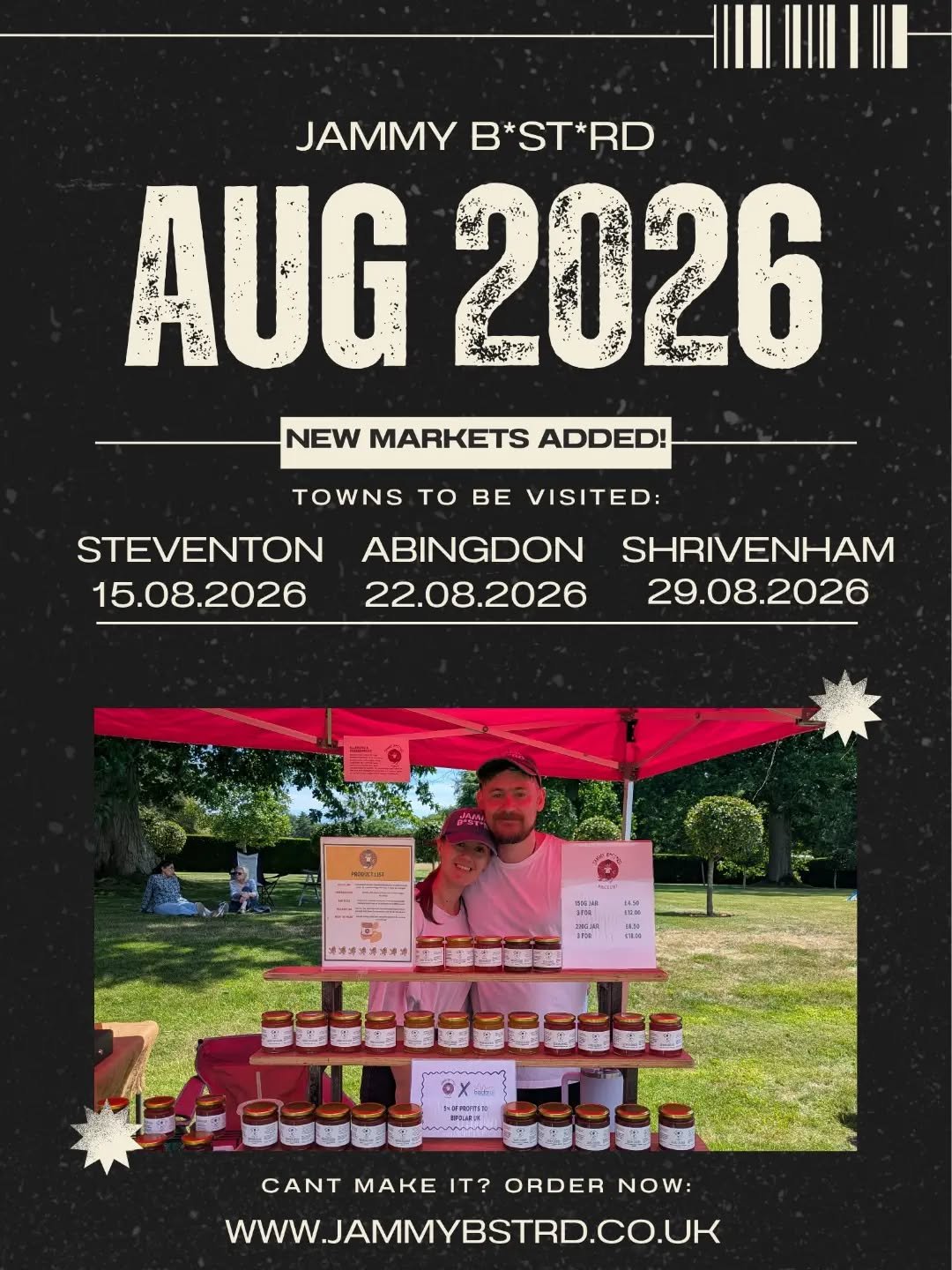 🚨NEW DATES FOR YOUR CALENDAR🚨
We've got a busy summer lined up! If you missed us in KBS last month, you've got 3 more chances to see us in August in #steventon #abingdon and #shrivenham 👀
Failing that, head over to our website! New flavours are on