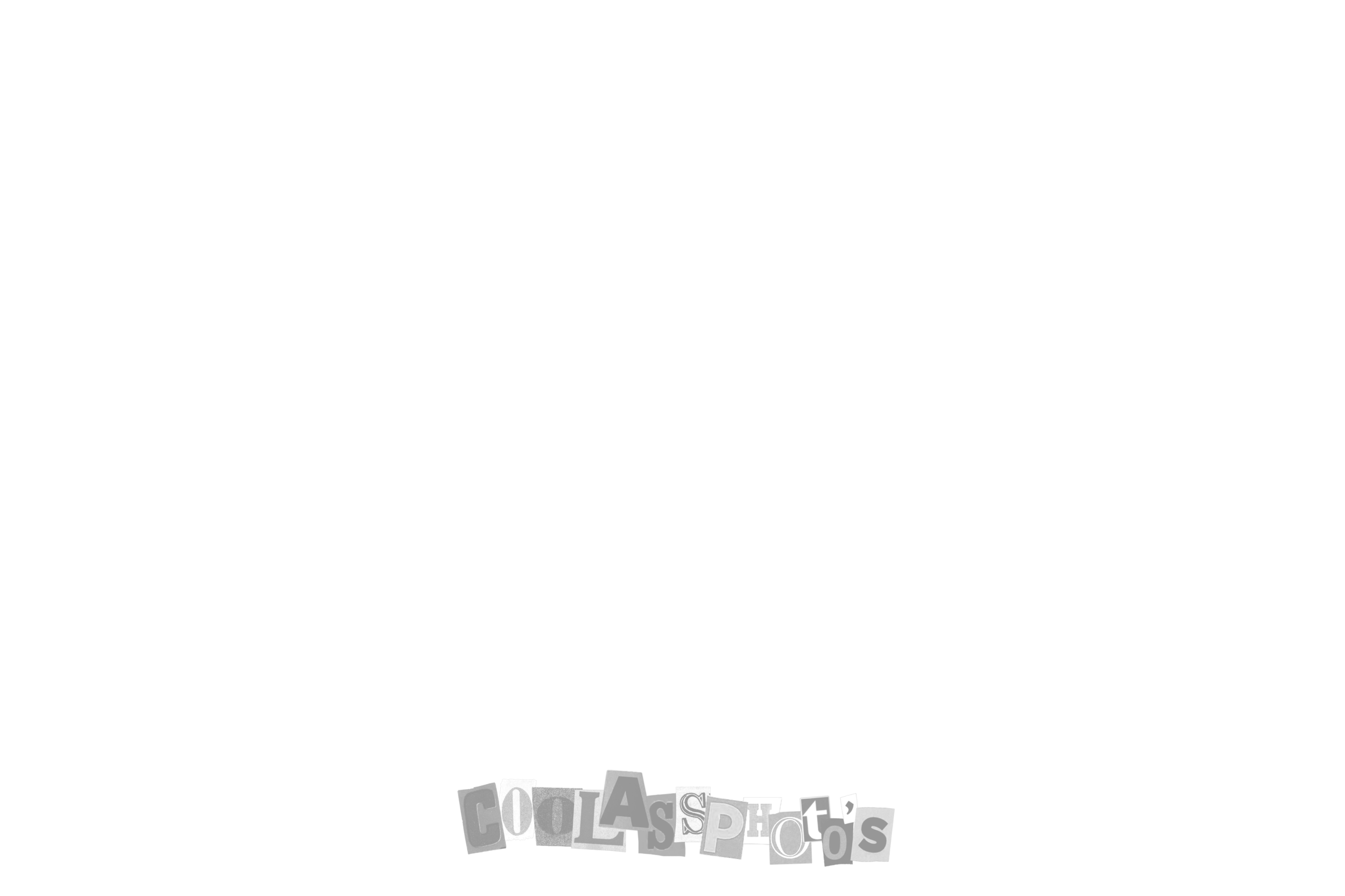 A humorous image showing cut-out letters spelling 'COOL AS PH' with the rest of the phrase cut off, set against a black background.