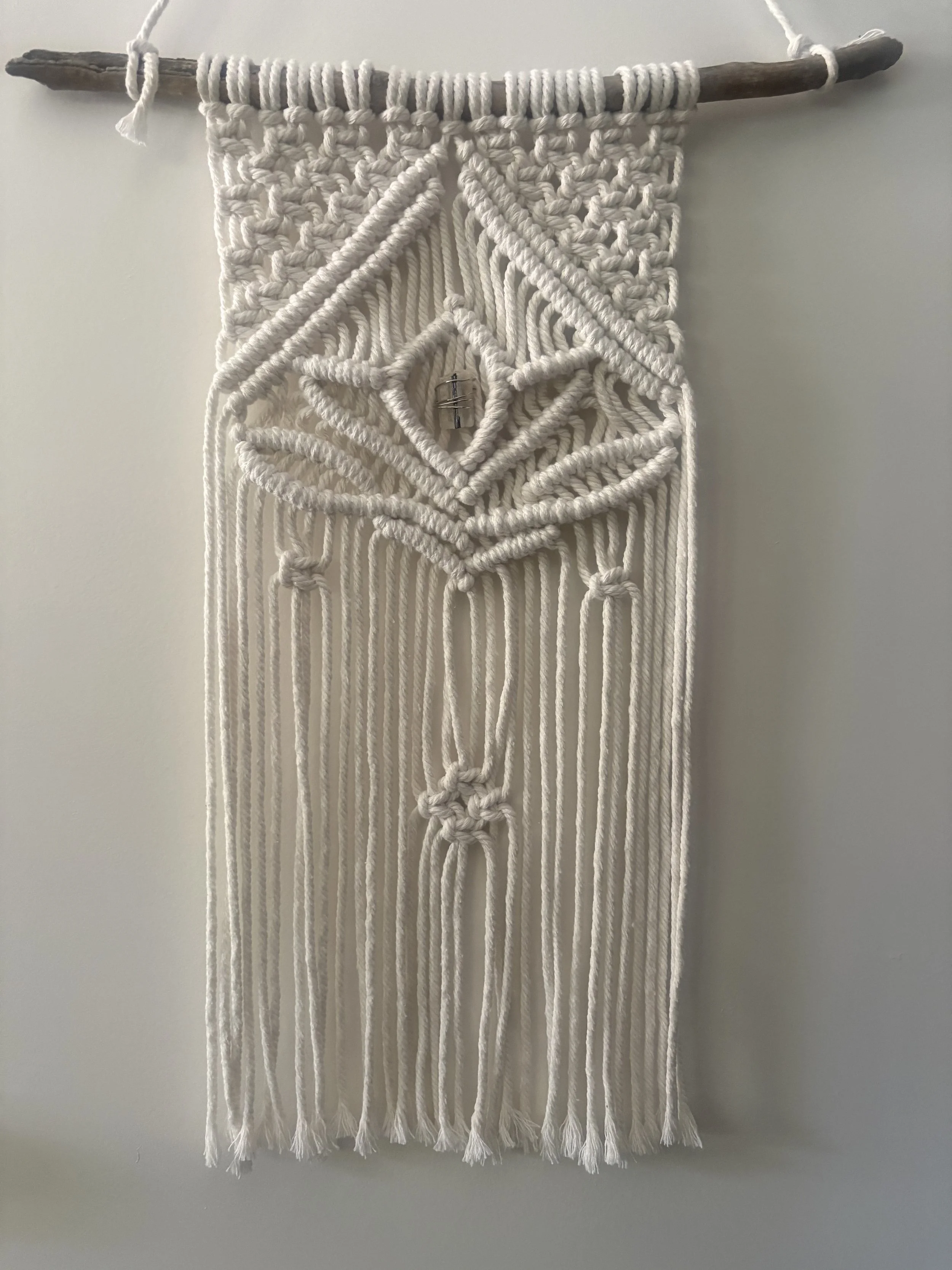 Crystal Lotus Wall Hanging