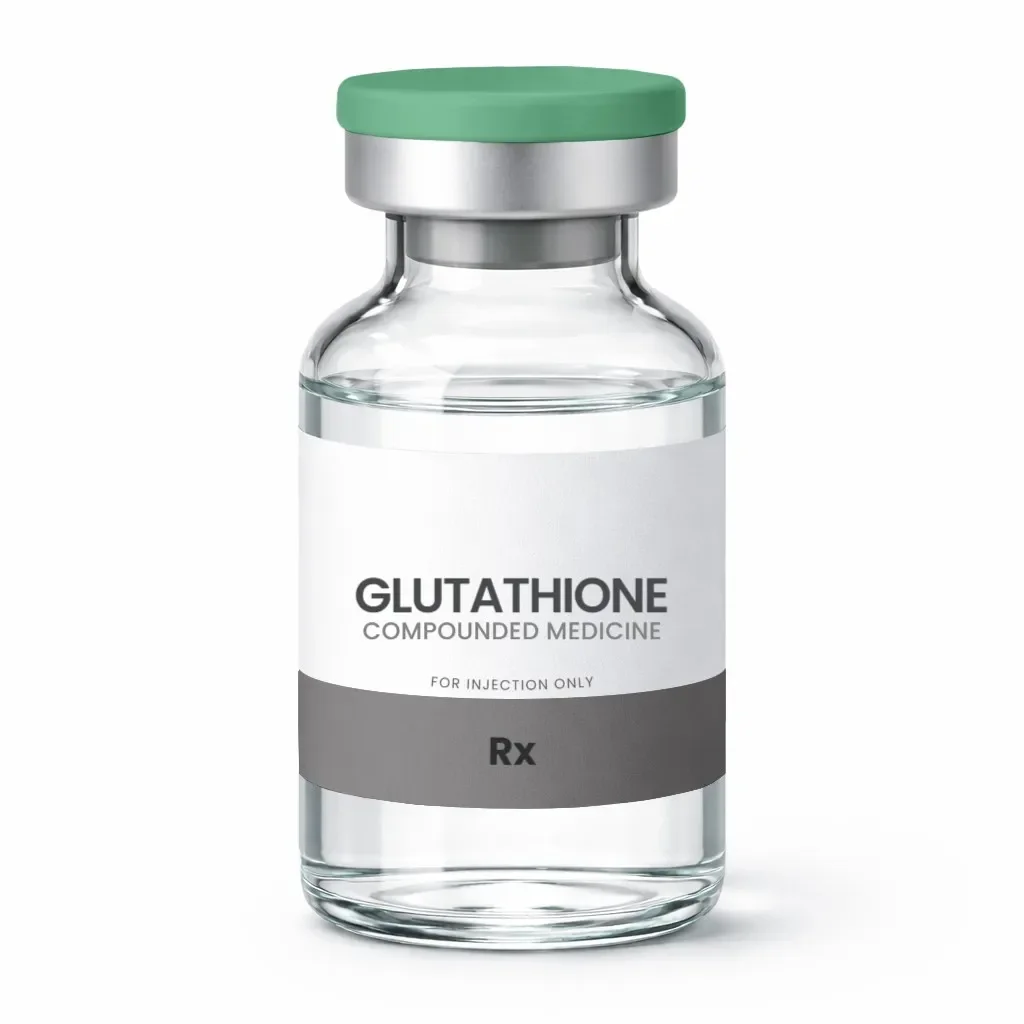 Glutathione wellness injection vial