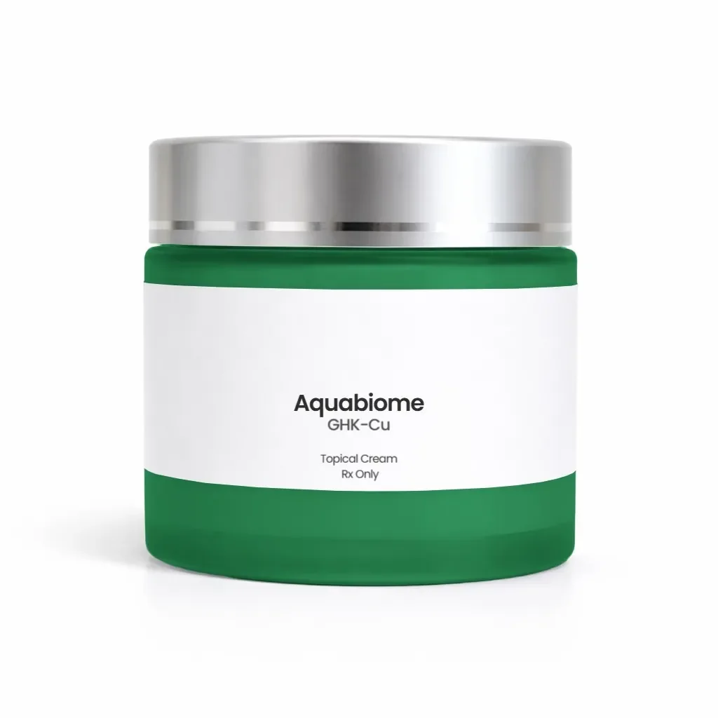 GHK-Cu topical cream for skin and hair wellness