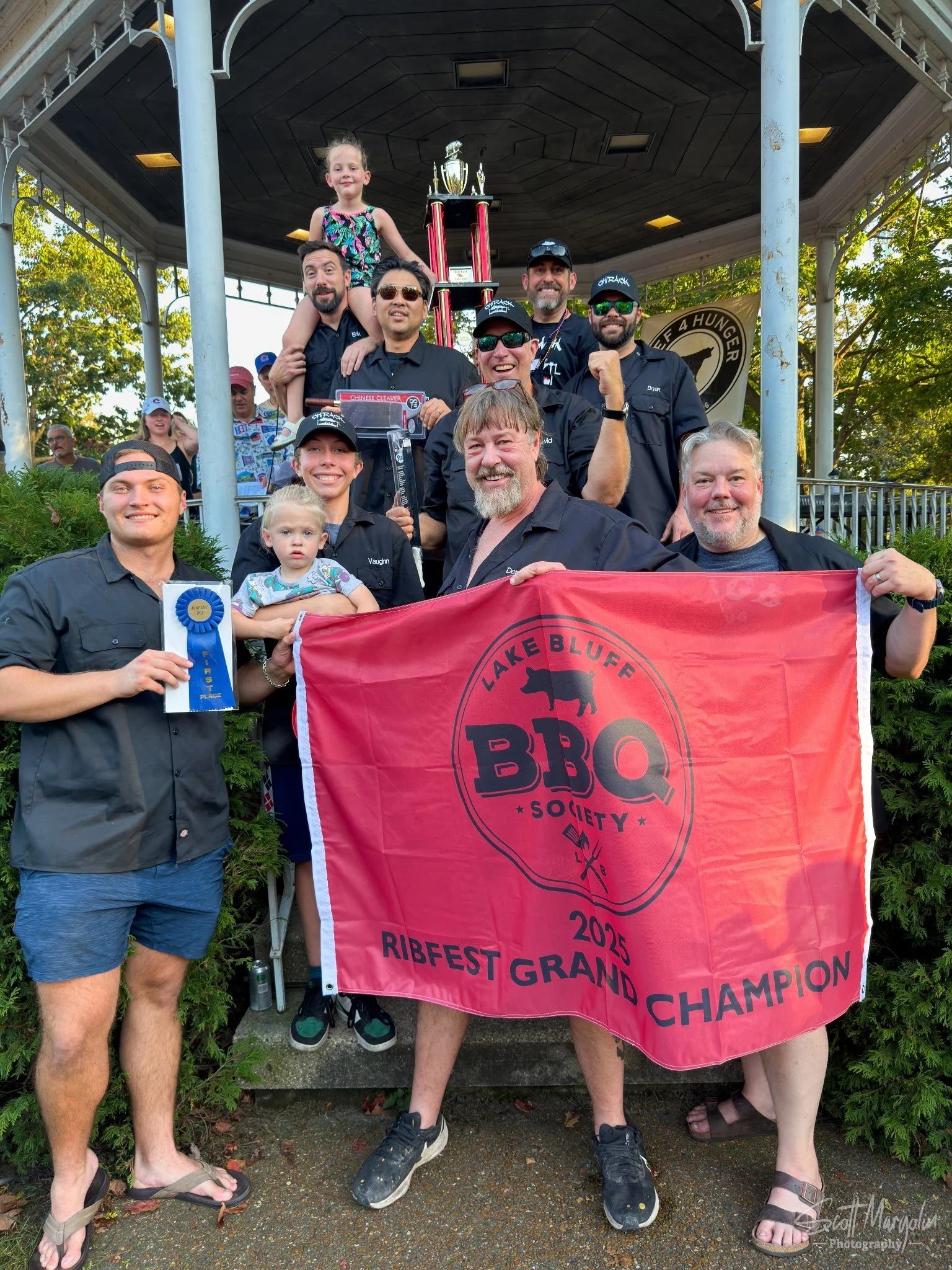Chi-Rack celebrates its 2025 Ribfest grand championship