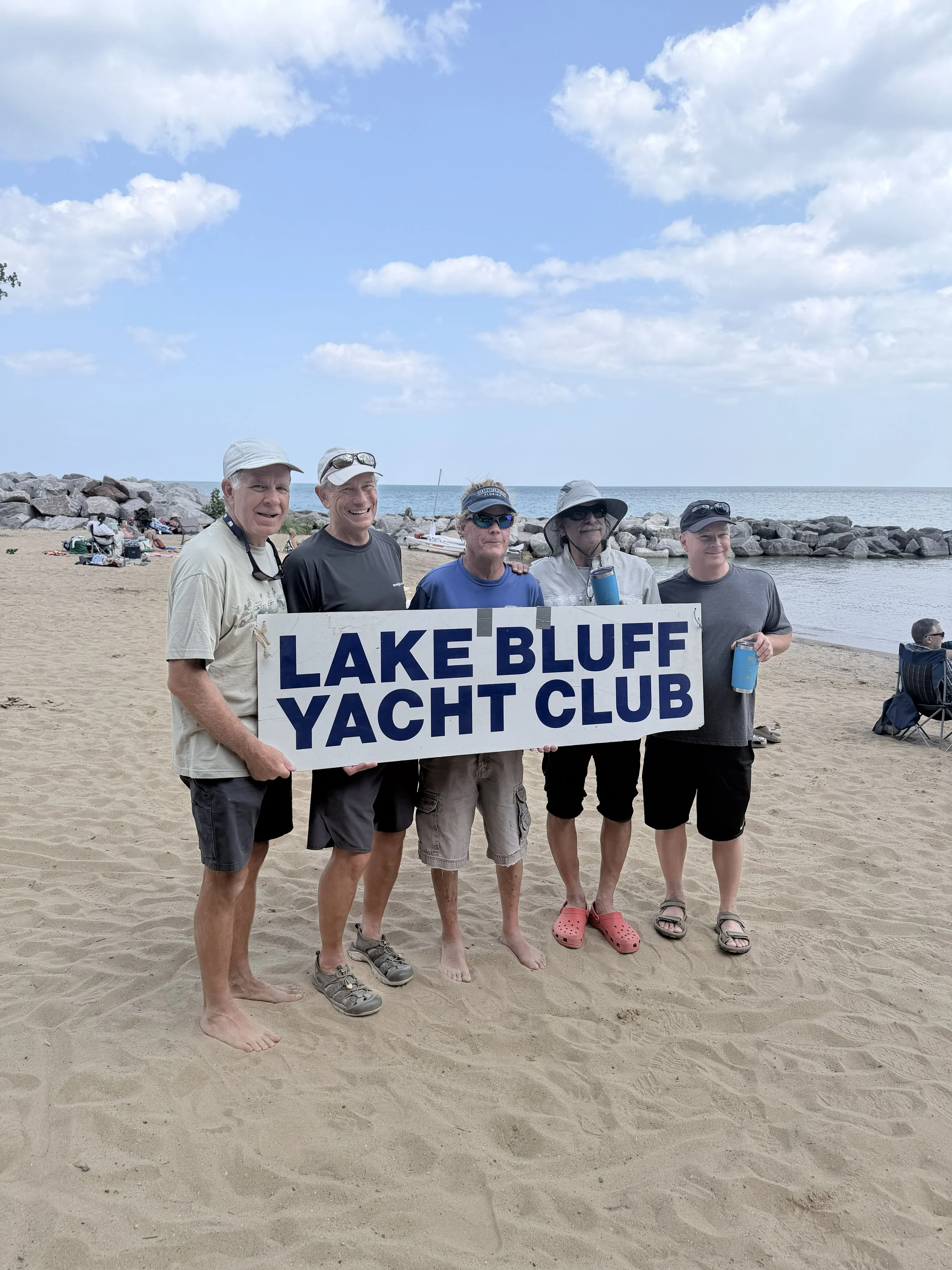 Lake Bluff Yacht Club members at South Beach