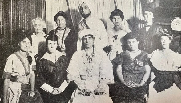Historic Lake Bluff Hard Times Party photograph, courtesy of the Lake Bluff History Museum