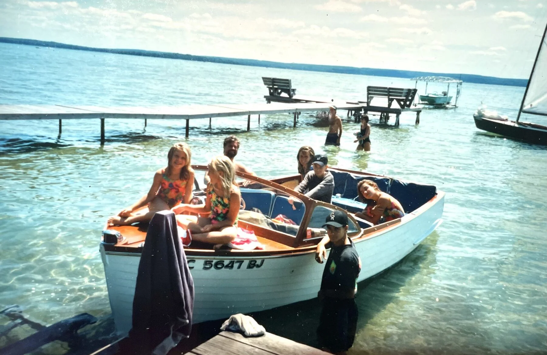 The Vahey family enjoying their multigenerational Lakeside, Michigan tradition.