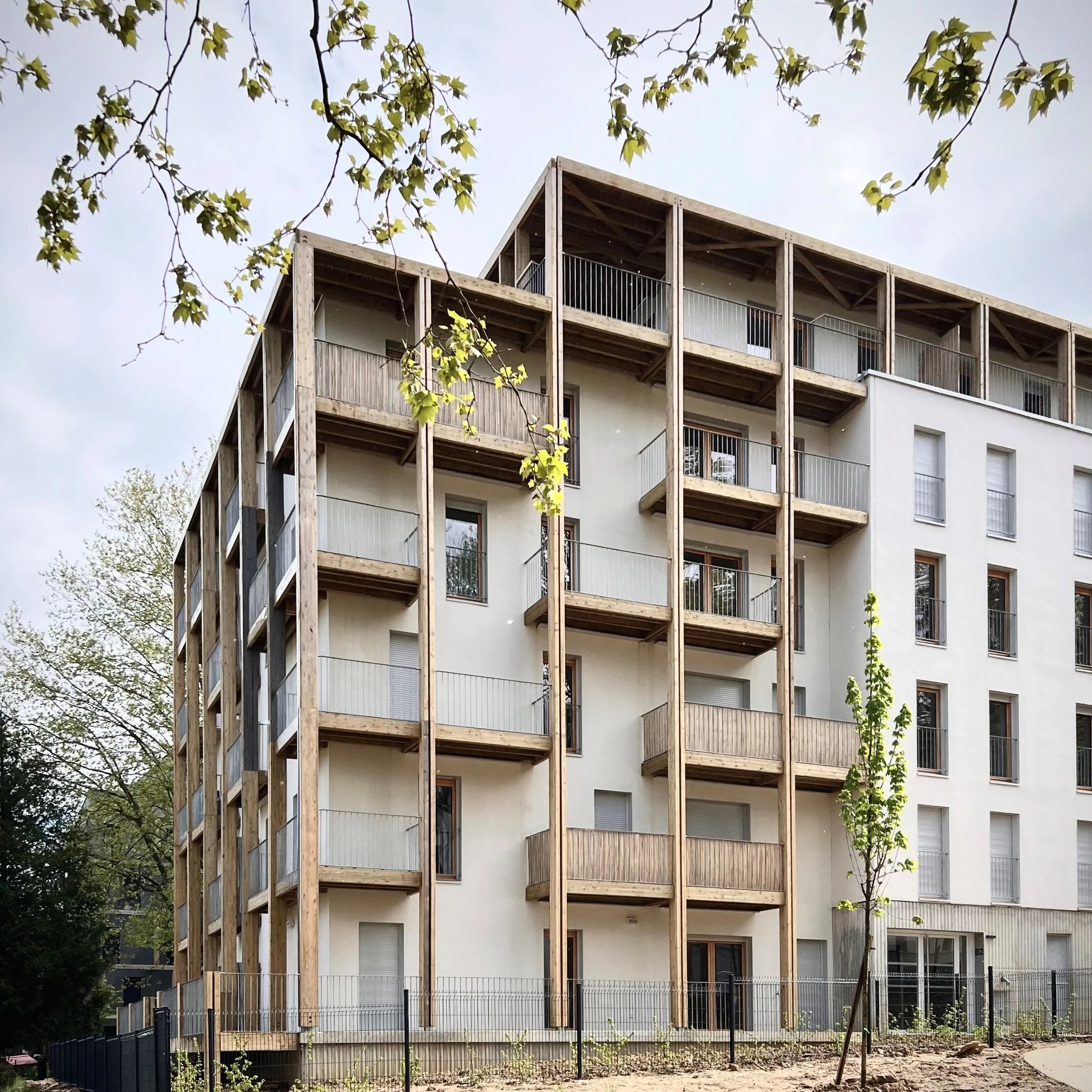 99 Logements en construction  bois-béton bas carbone à Torcy (77)