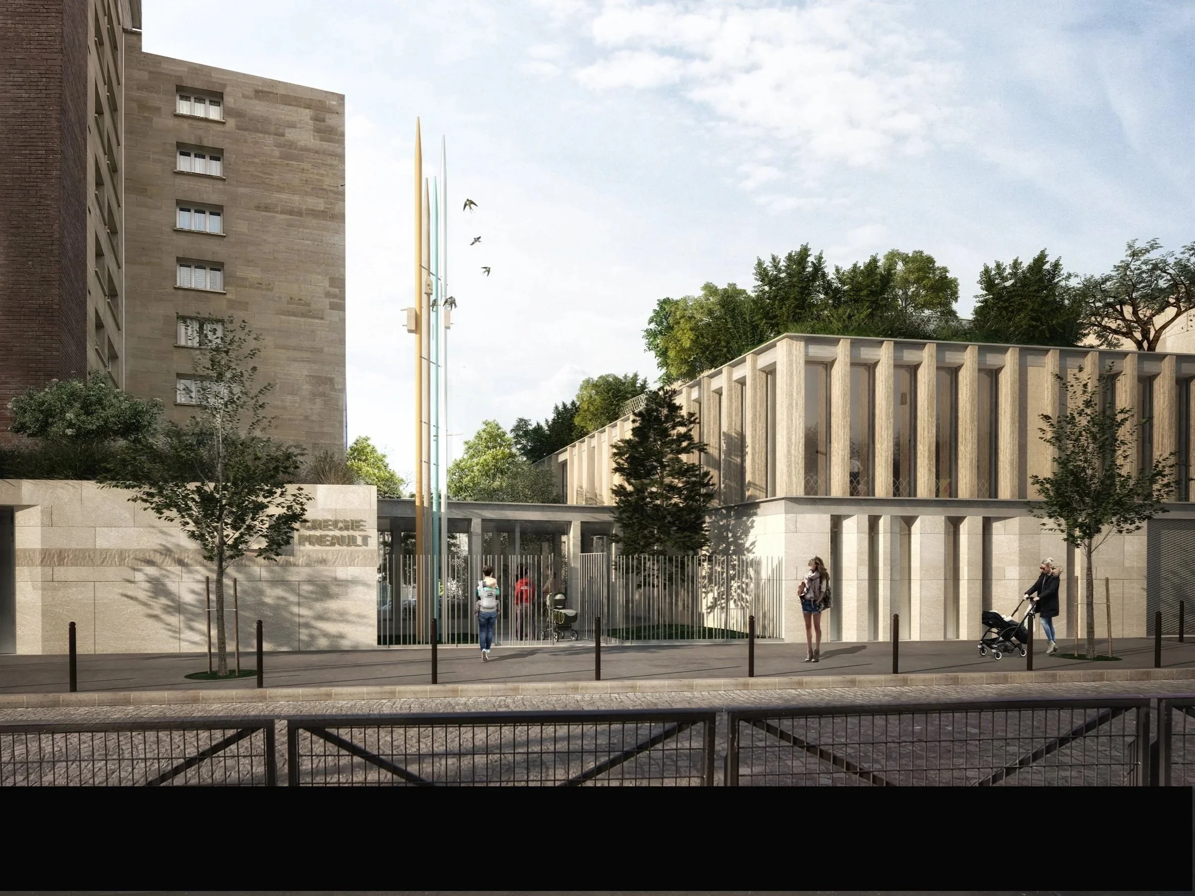 Creche Botzaris Paris 19ème