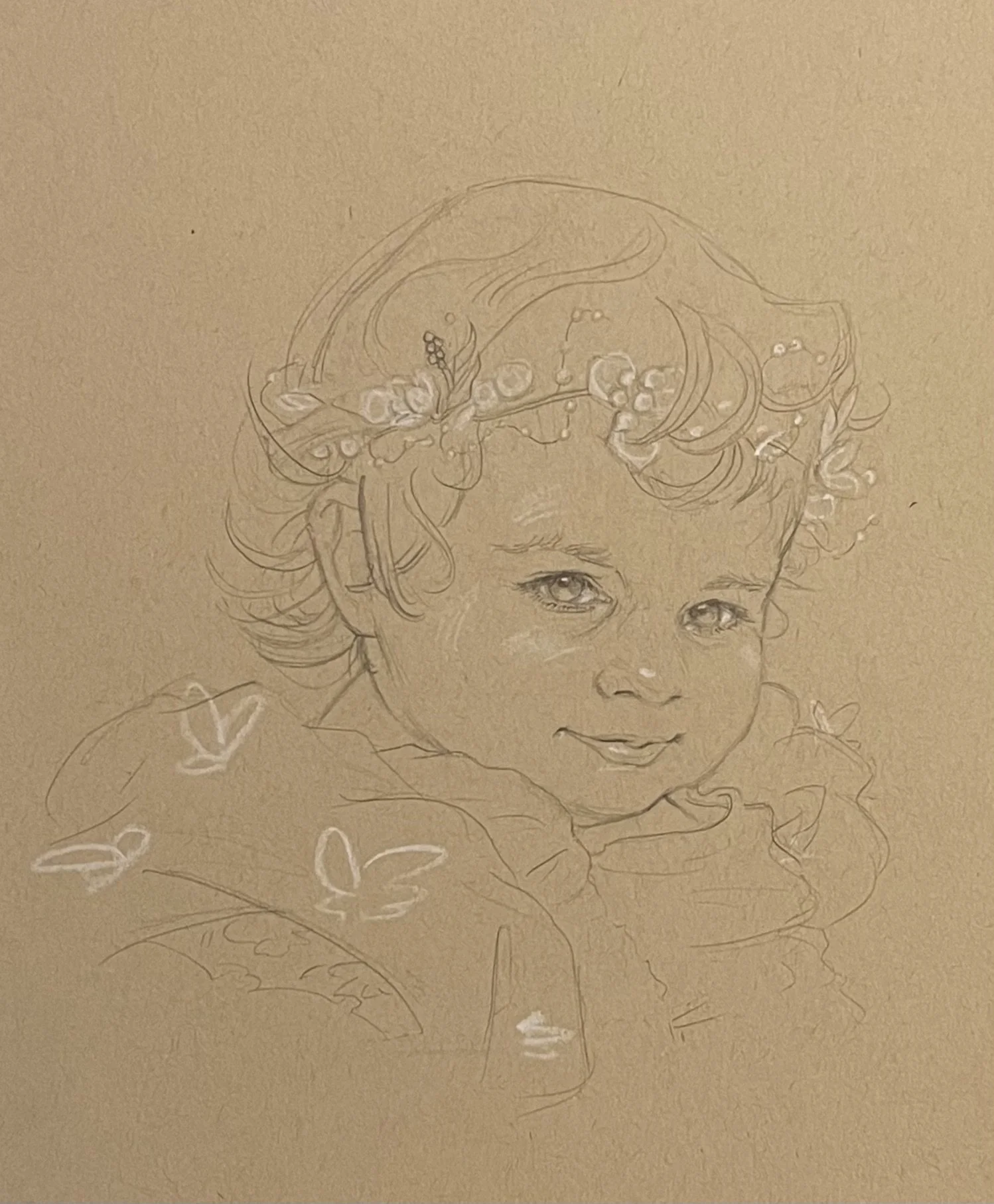 Study of Little Girl