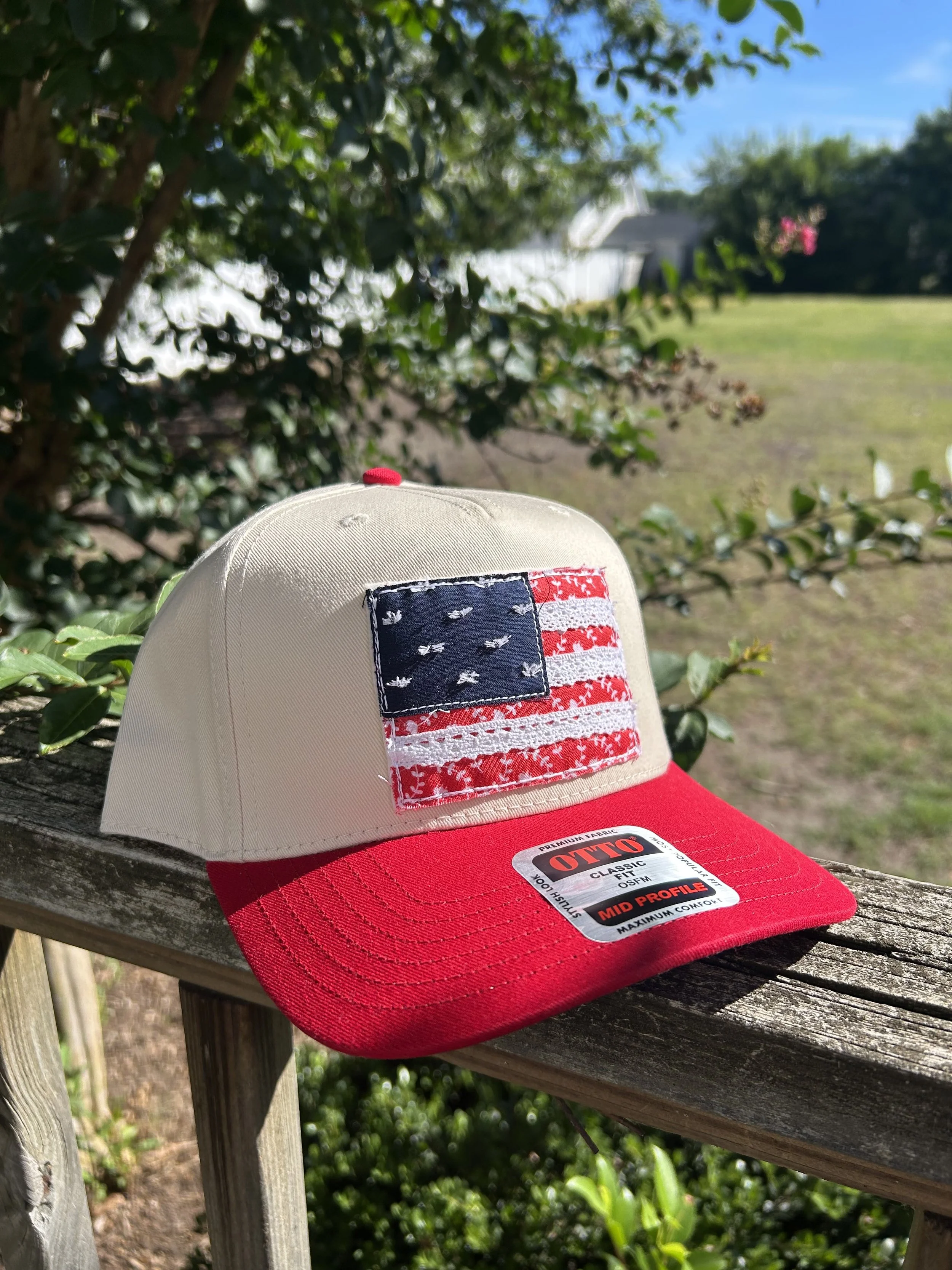 American Flag Trucker Hat