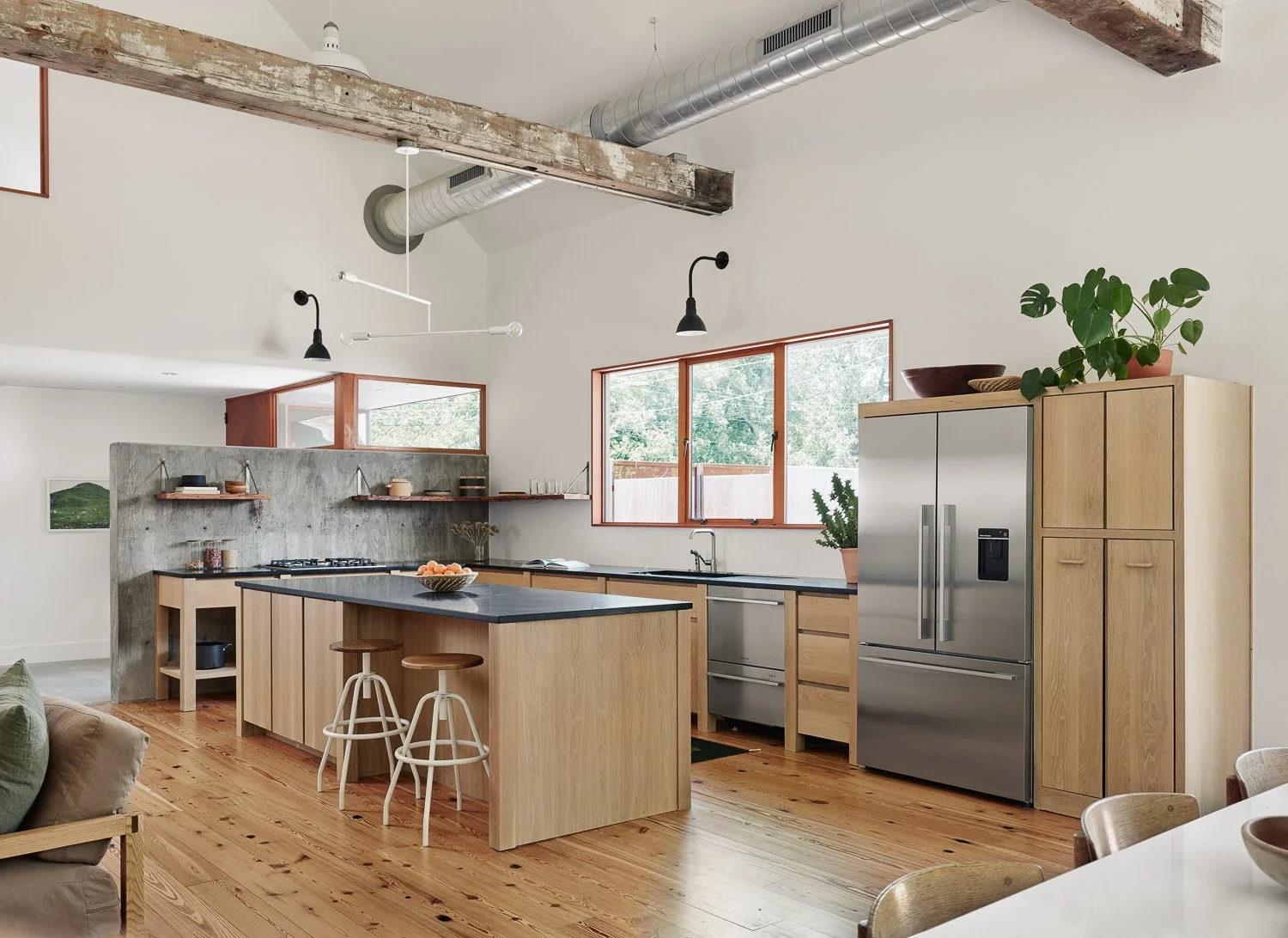 Side Angle Side creates gabled home in Austin for an architectural photographer