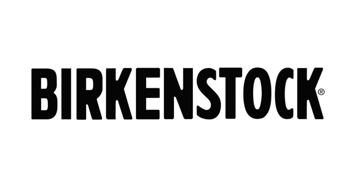 Birkenstock logo with black text on a white background