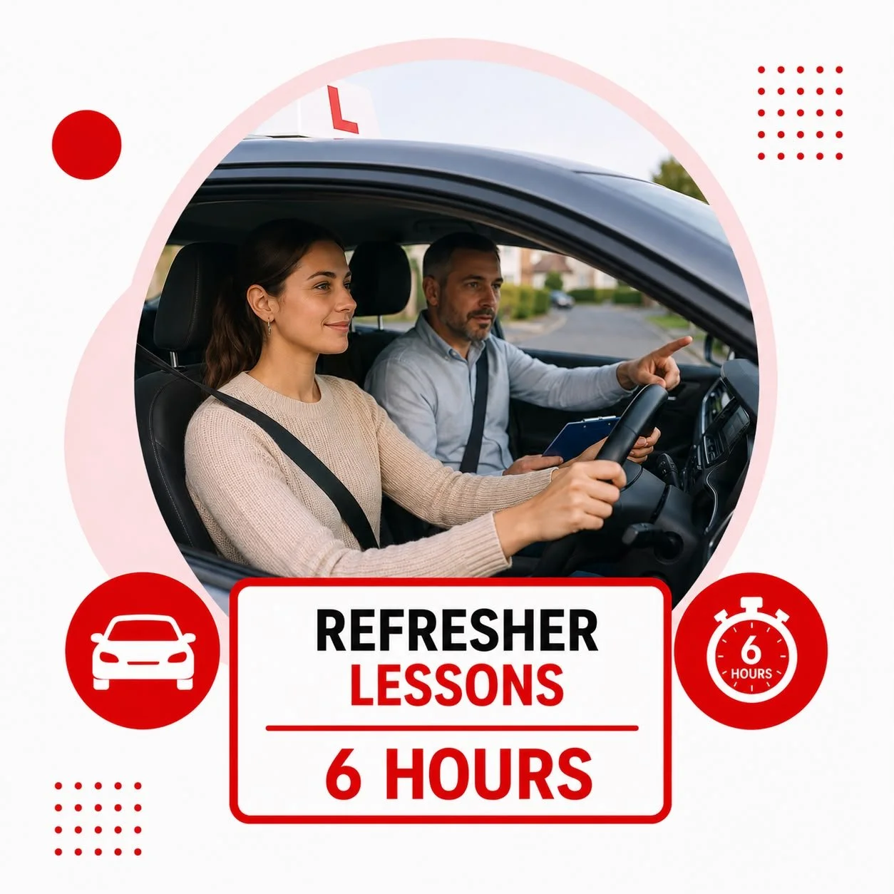 Refresher Driving Lessons – 6 Hours