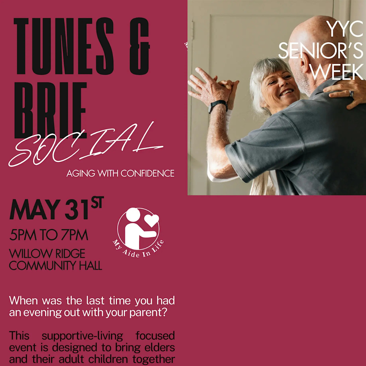 YYC Senior's Week - Tunes and Brie Social