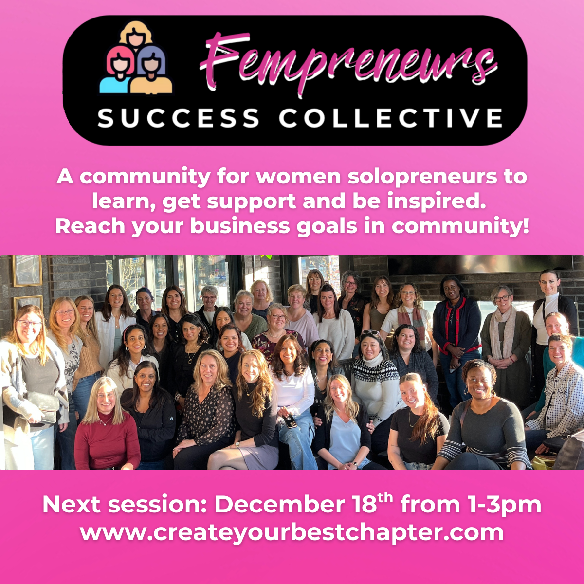 Fempreneurs Success Collective - a community for women solopreneurs 