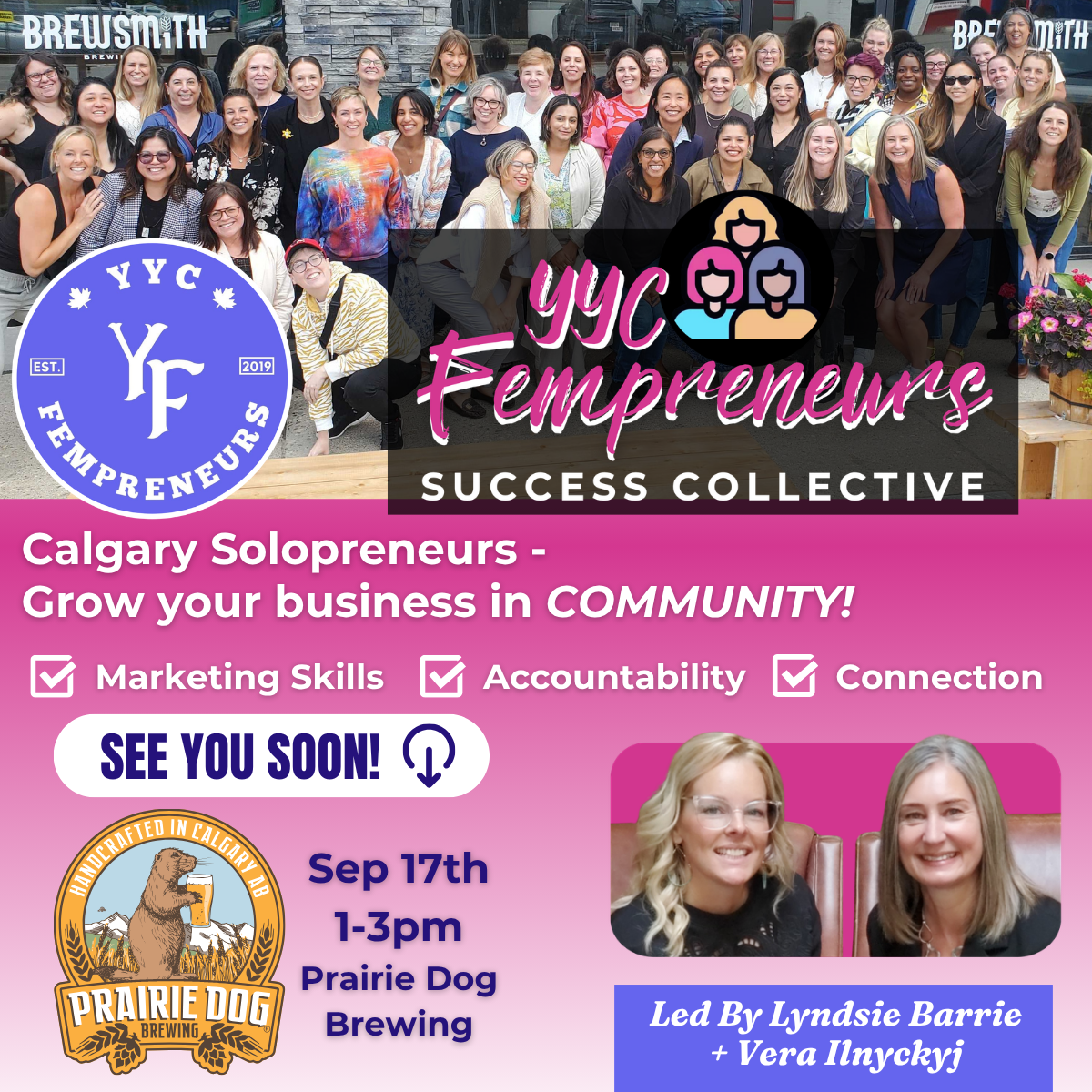 YYC Fempreneurs Success Collective - September