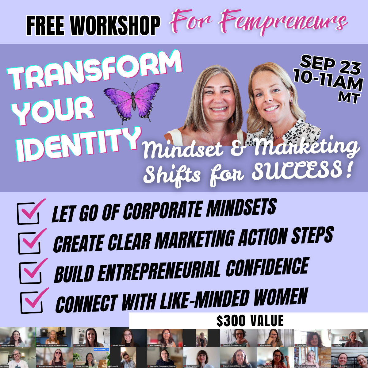 Transform Your Identity - FREE Workshop for Fempreneurs