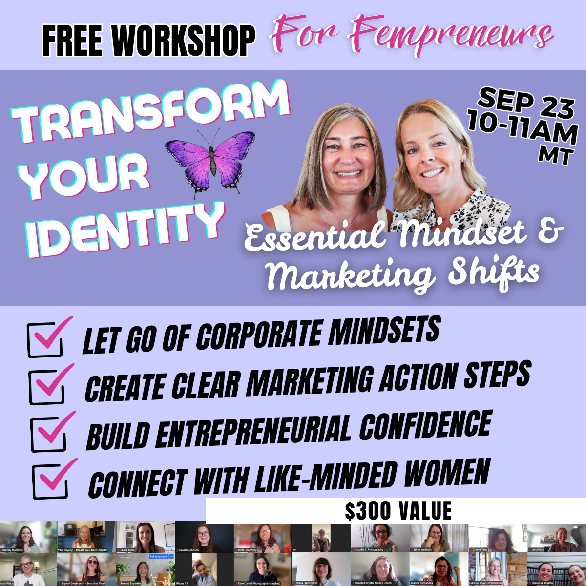Transform Your Identity - FREE workshop