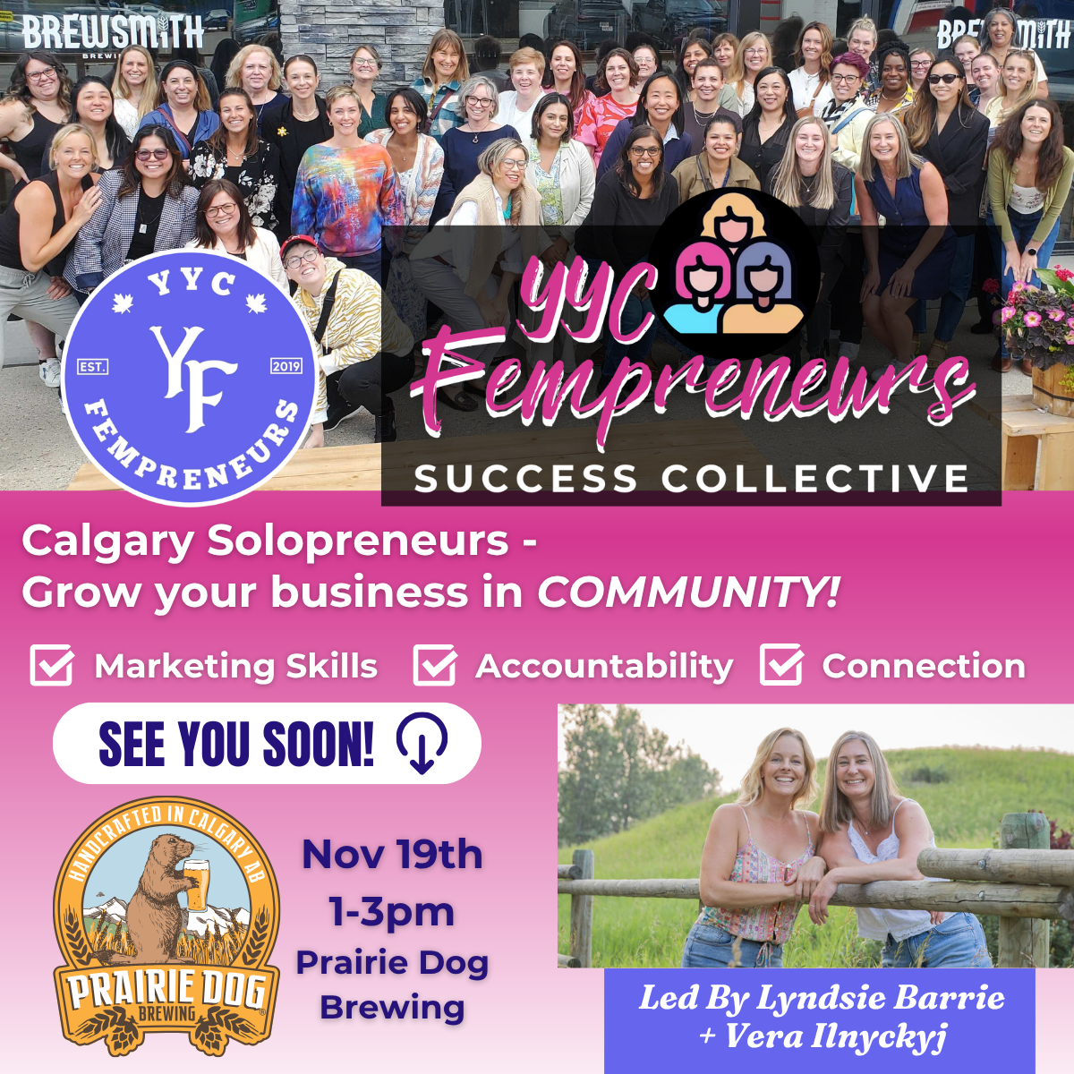 Fempreneurs Success Collective - November In-Person Gathering