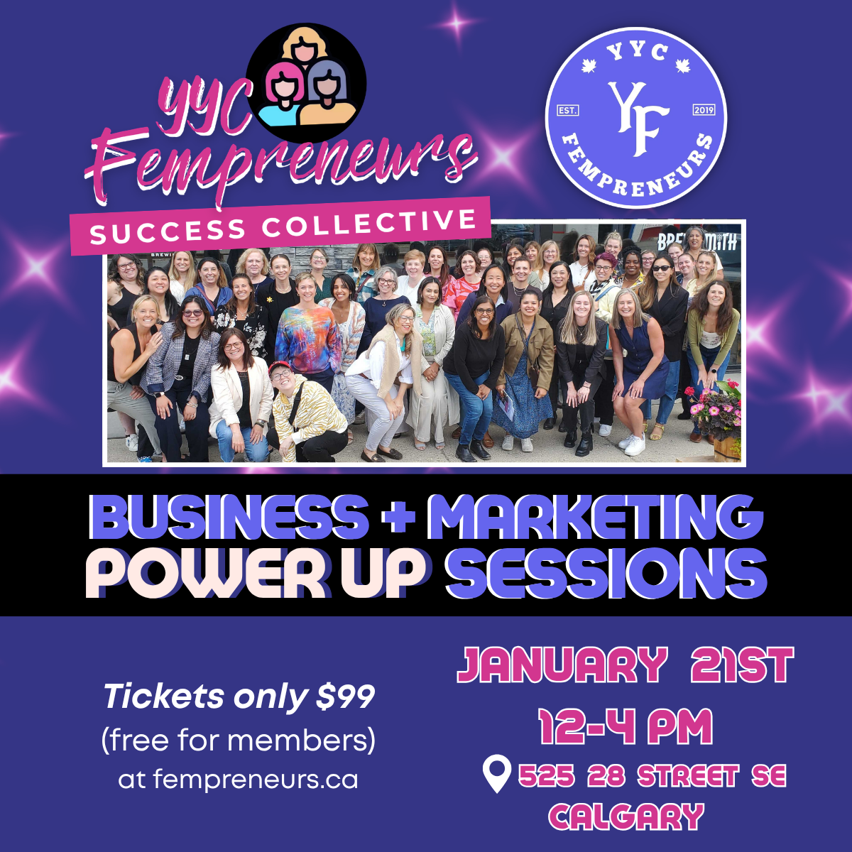 BUSINESS + MARKETING POWERUP SESSIONS