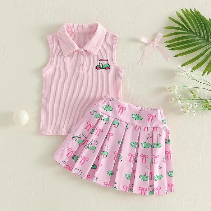 Toddler Baby Girl Golf Outfit