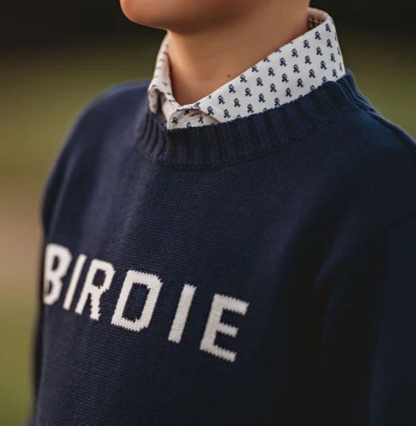 The Birdie Golf Sweater: Navy