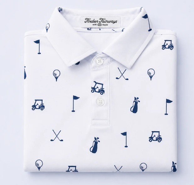 Boys Birdies Golf Polo