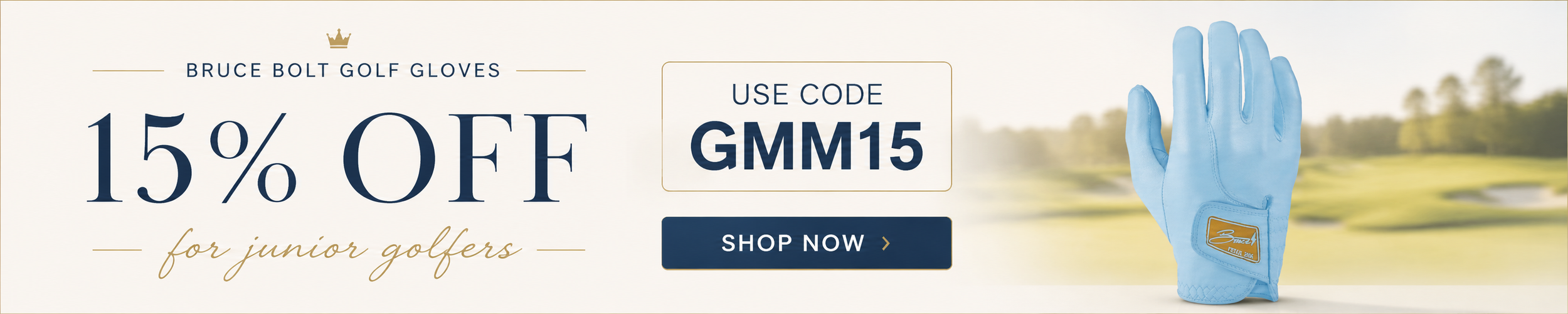 Bruce Bolt Golf Glove Discount Code