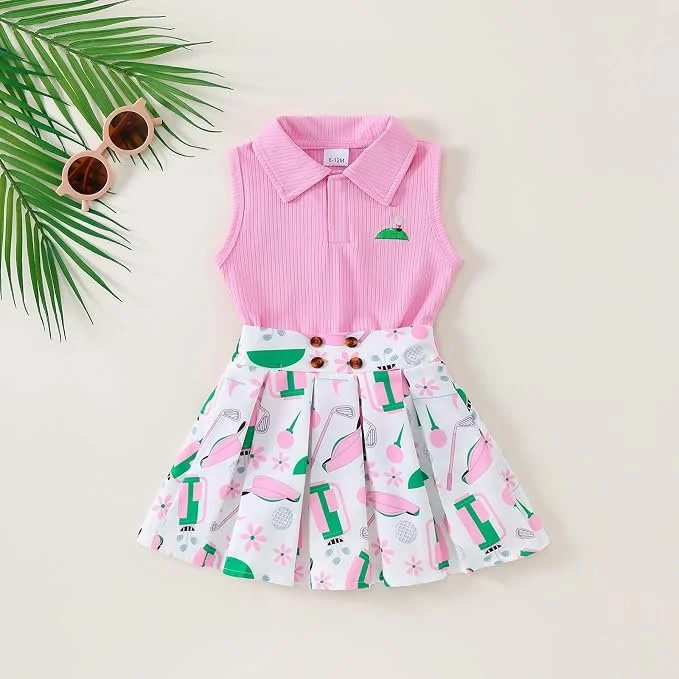 Toddler Baby Girl Golf Outfit
