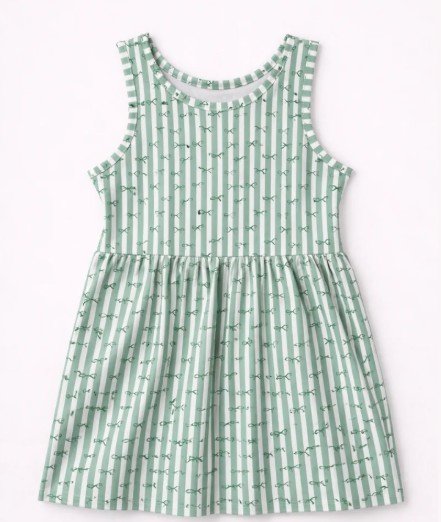 The Country Club Playdress: Green Fairways
