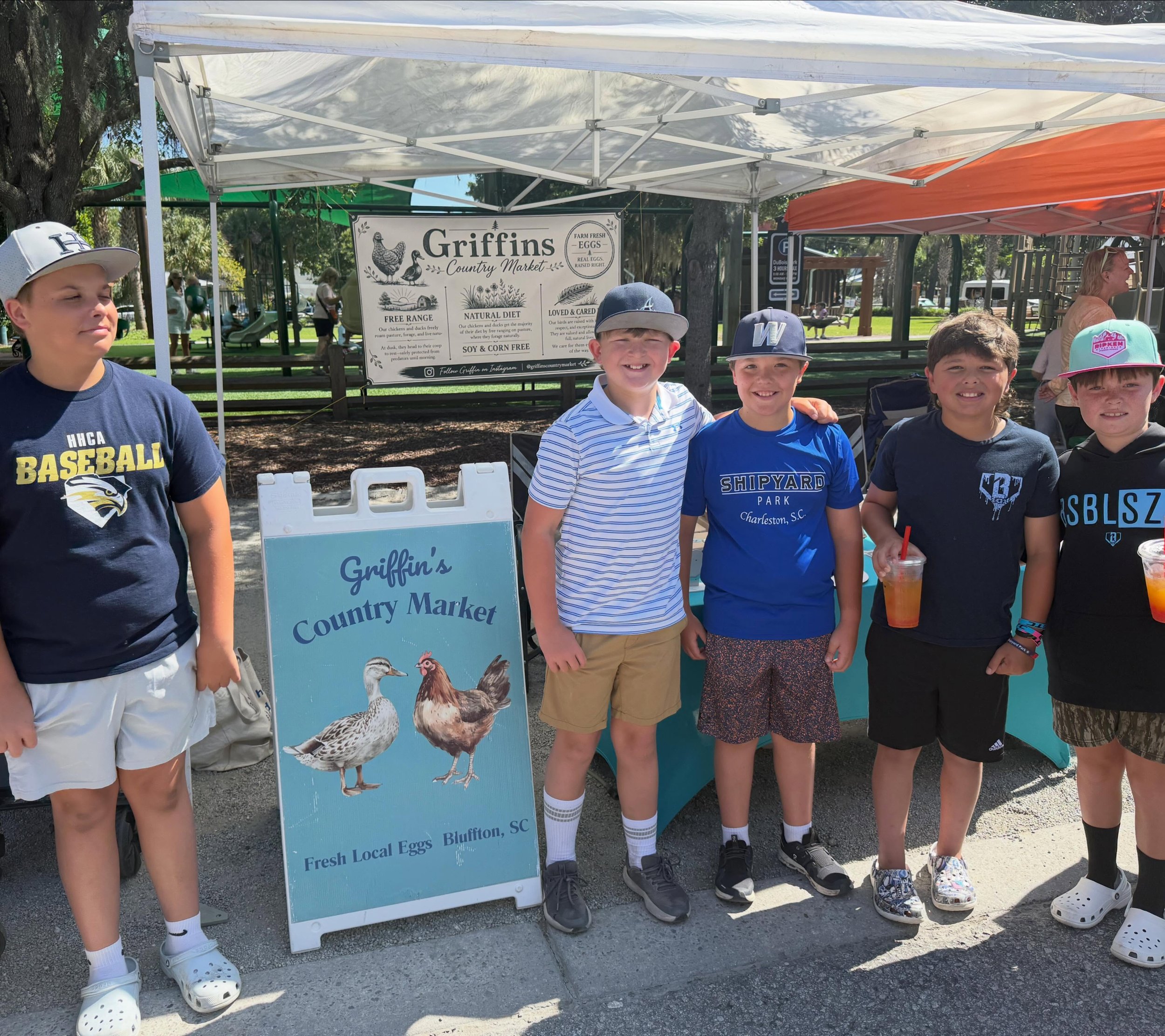 I love it when my baseball buddies stop by and see me at the farmers market. Make sure to stop by and see me! Almost sold out!