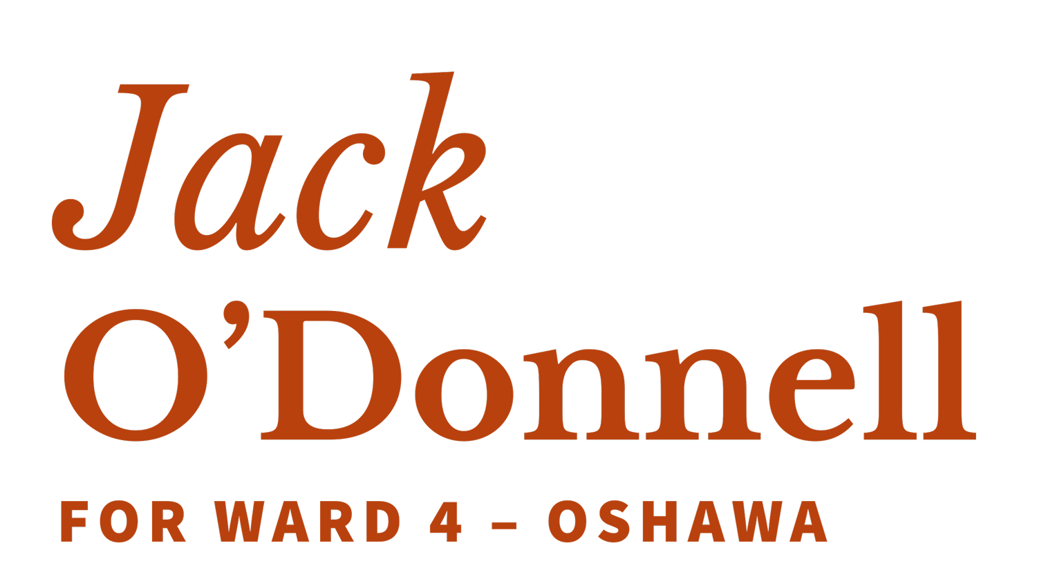 Jack O'Donnell for Oshawa