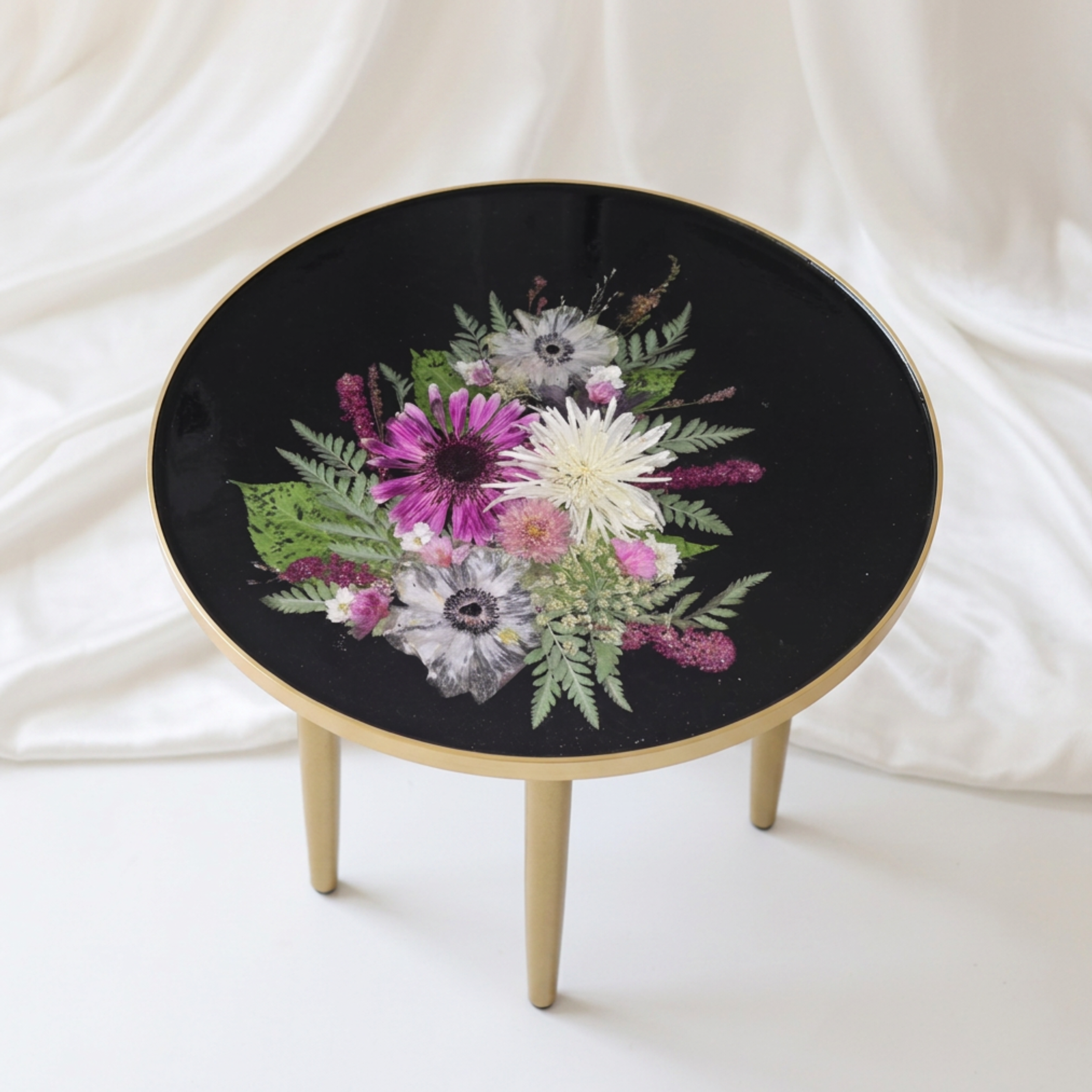 Gold Resin Table