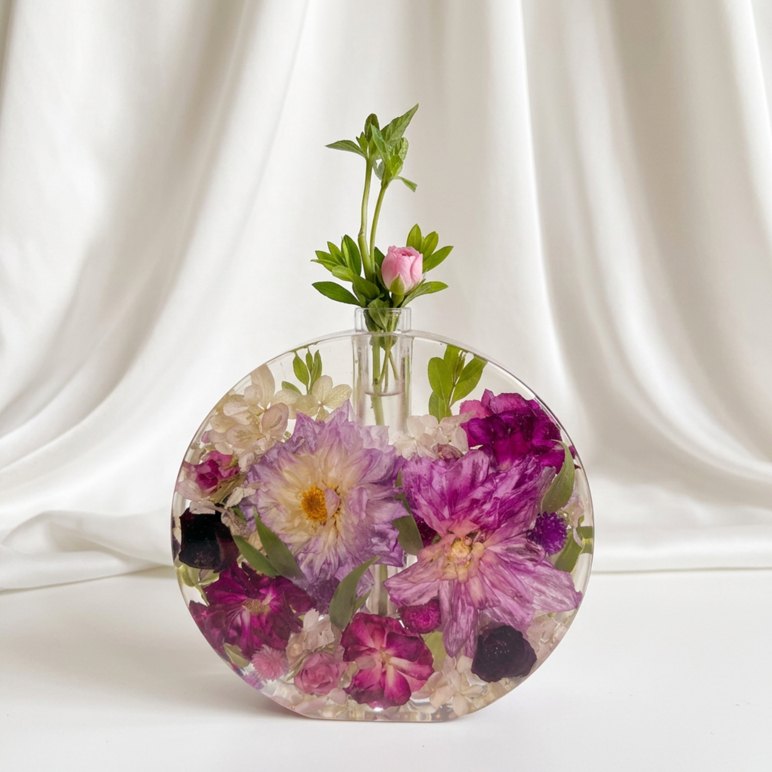 Resin Floral Vase