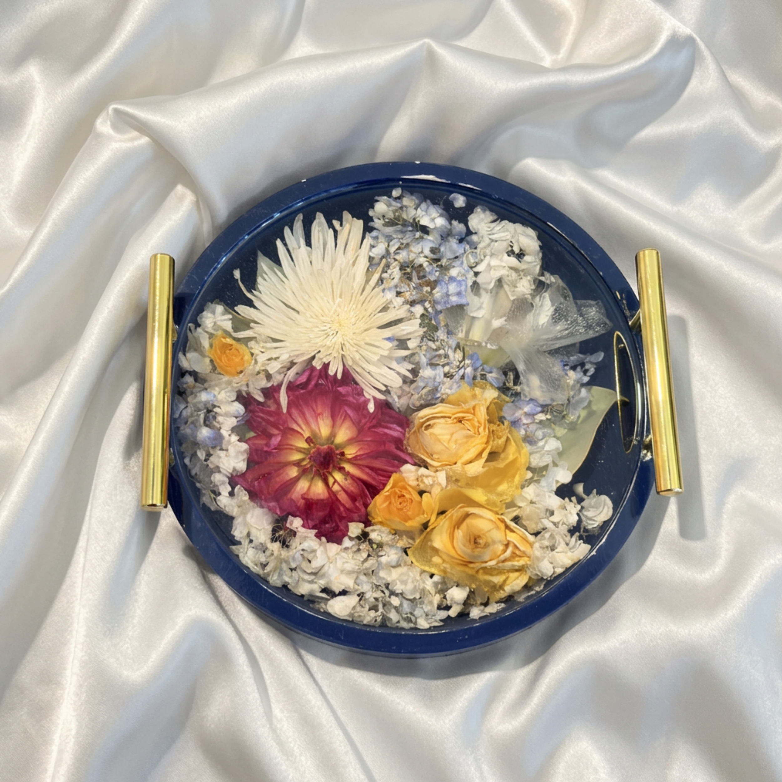 Navy Blue Acrylic Resin Tray