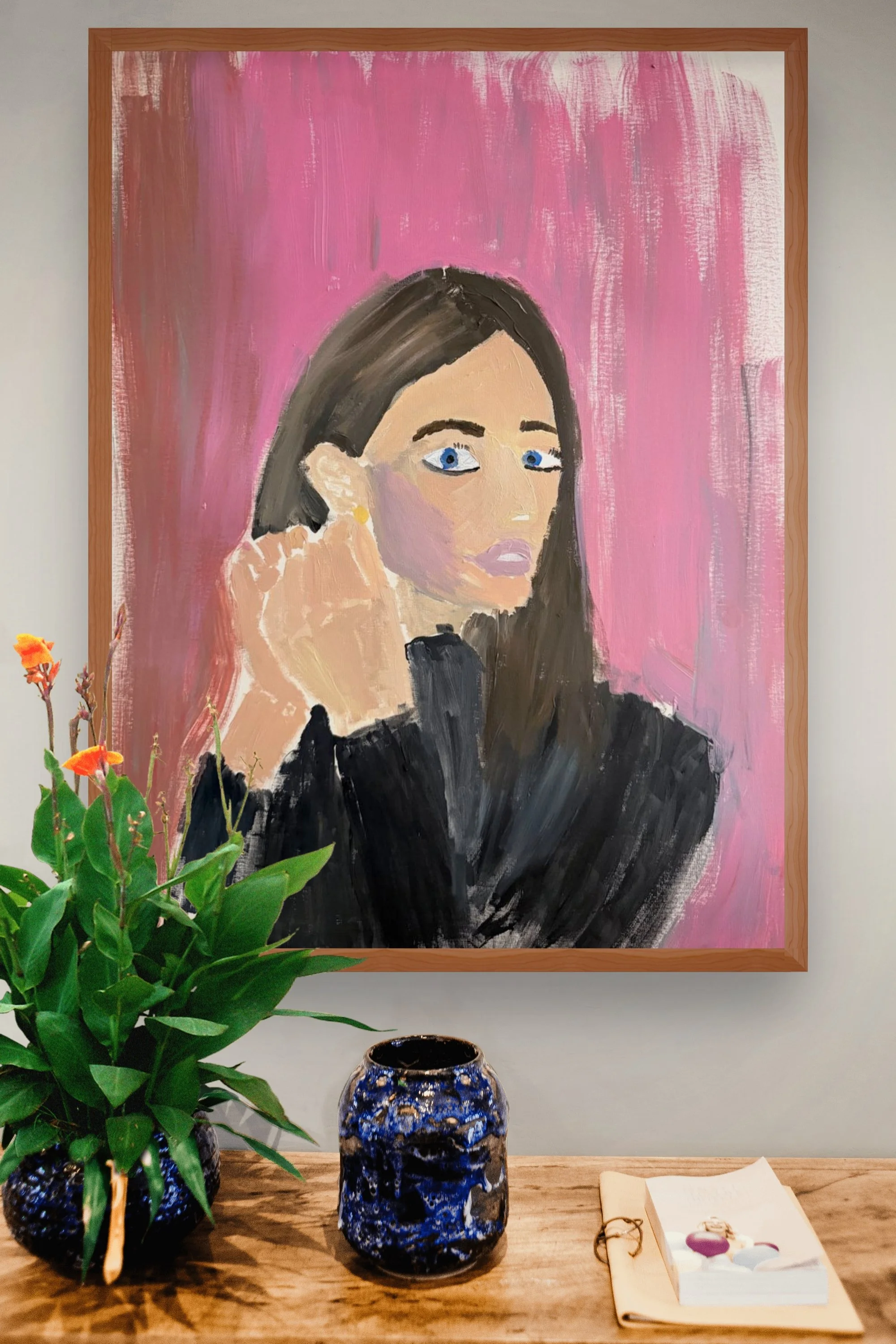 'Woman With Earring' Original