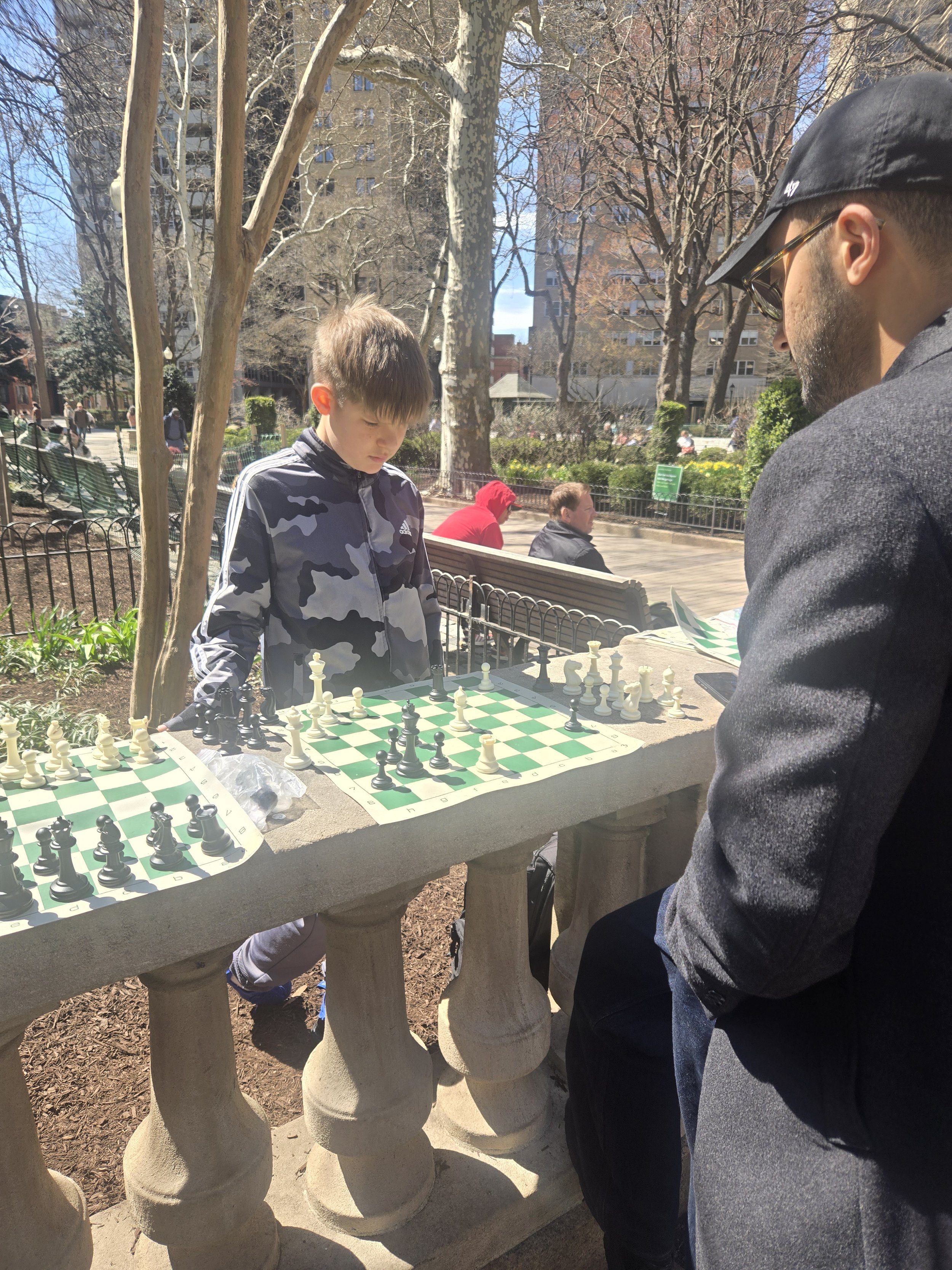 Chess at Rittenhouse Square in Philadelphia